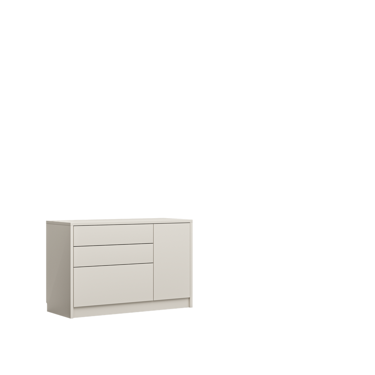 Anpassbares Genius Schrankbetten-Möbelset 140 × 200 cm – Kaschmir