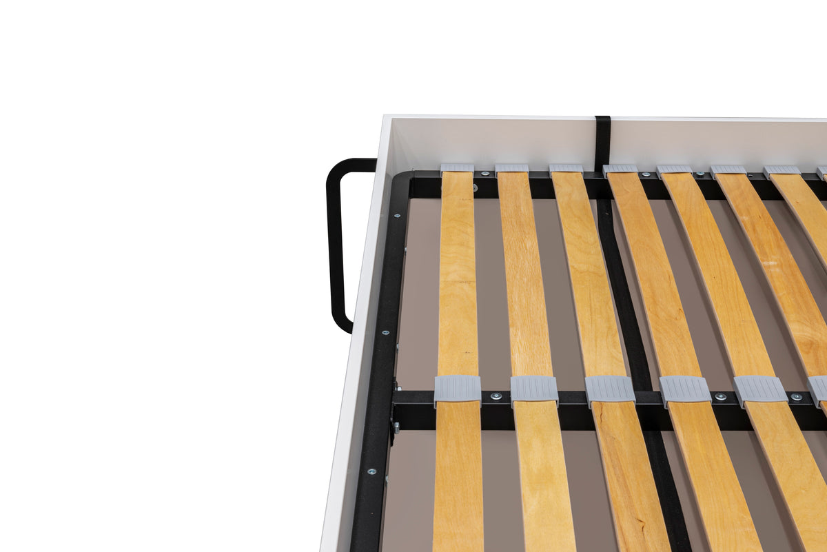 Anpassbares Genius Schrankbett-Set mit Sofa 140×200 cm – Kaschmir