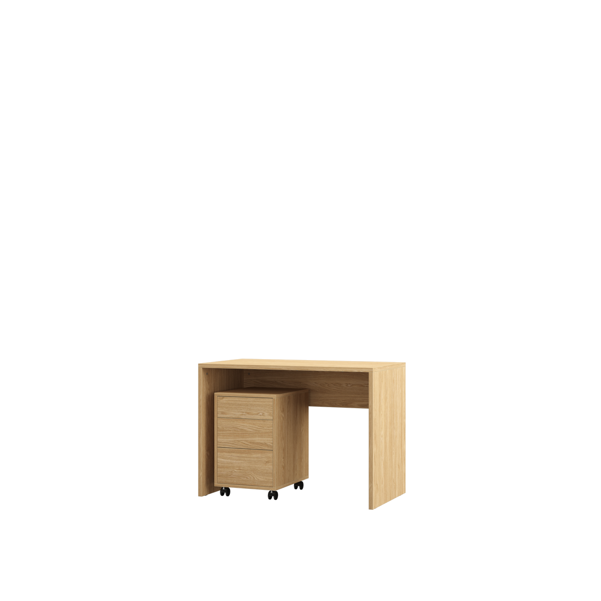 Customizable Genius COMFORT Murphy Bed Furniture Set 160 × 200 cm – Oiled Oak