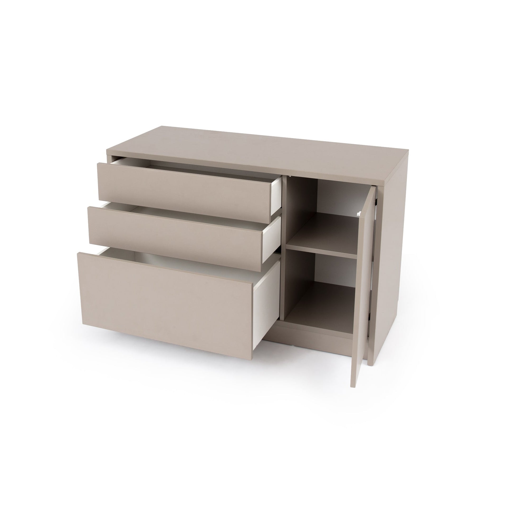 Genius Kommode mit 1 Tür und 3 Schubladen