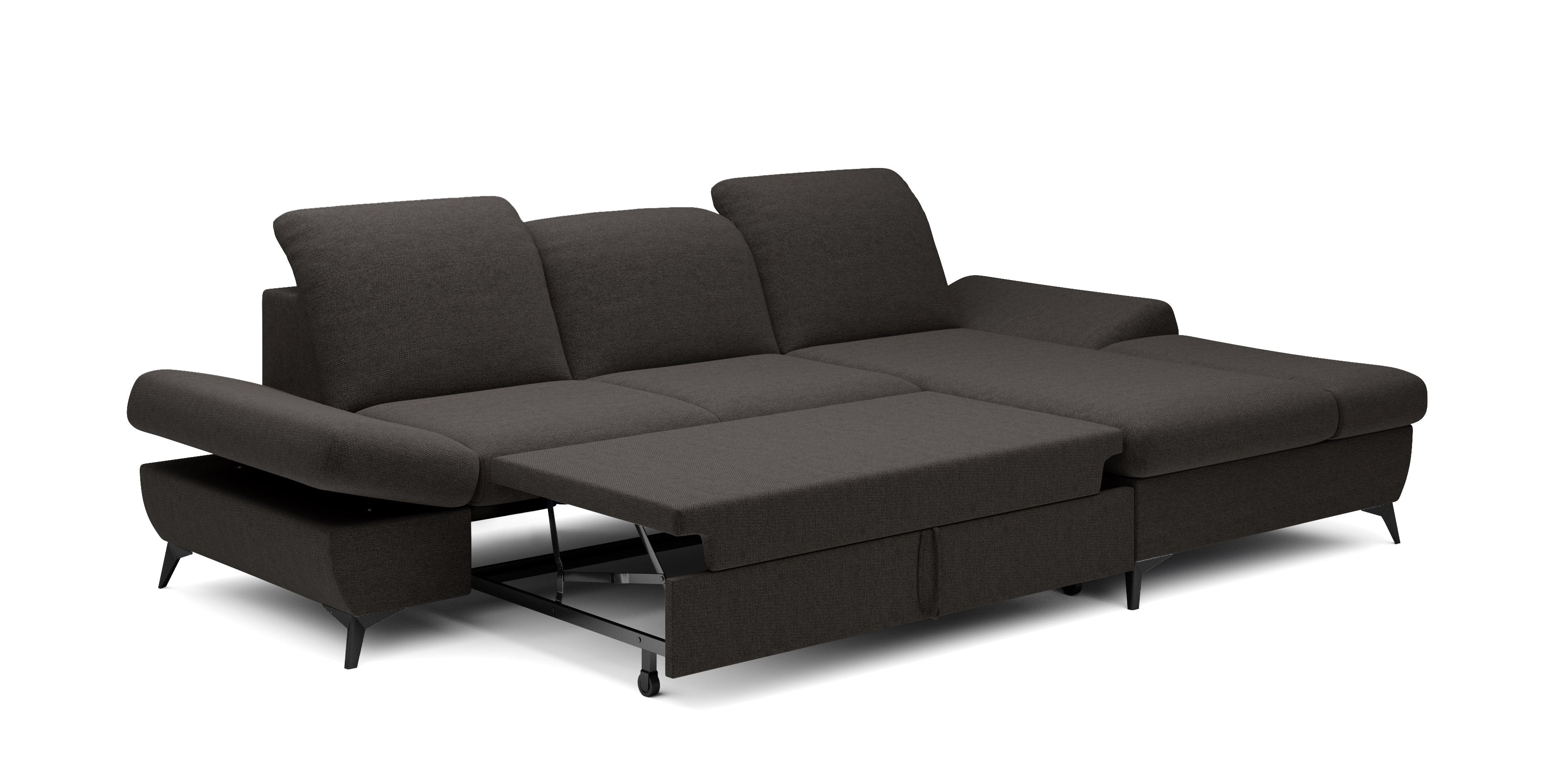 Lask HARPER Corner Sofa with Sleeping Function – 283 x 172 cm – Left or Right Configuration