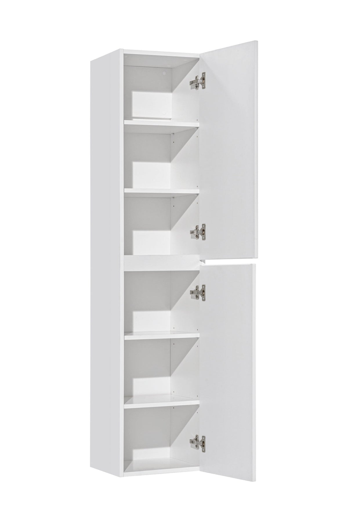 Iconic White Tall Cabinet – White Matt, 35 cm