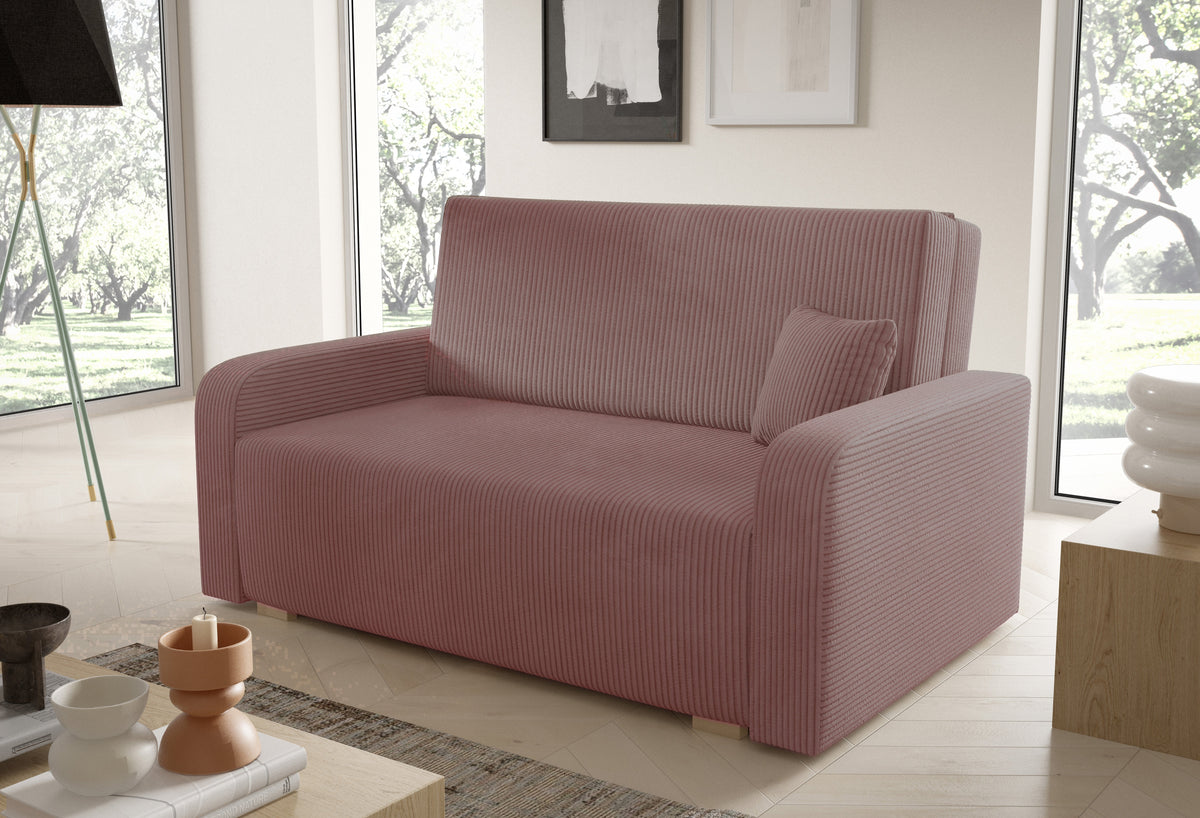 Ness III Schlafsofa – Dreisitzer mit Bettkasten – 130 cm