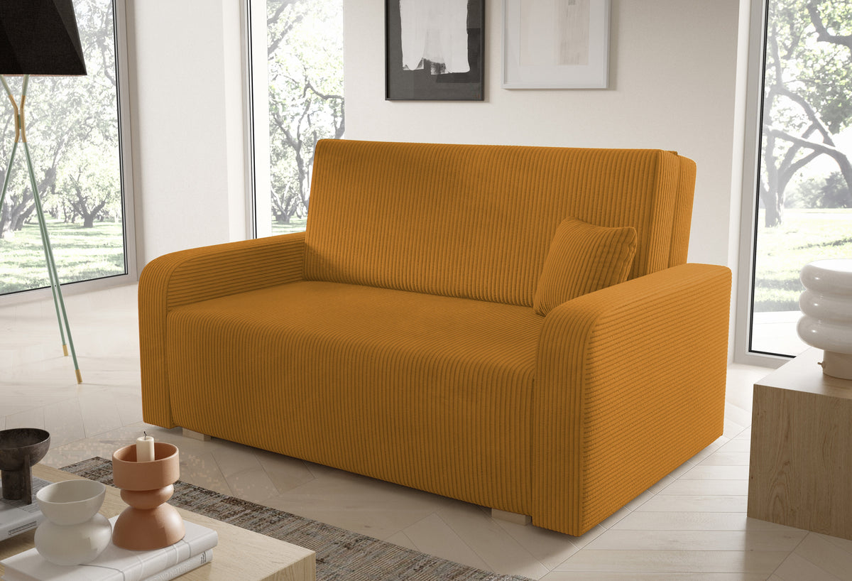 Ness III Schlafsofa – Dreisitzer mit Bettkasten – 130 cm