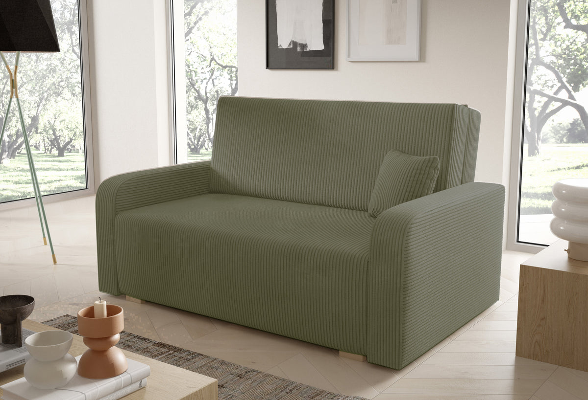 Ness III Schlafsofa – Dreisitzer mit Bettkasten – 130 cm