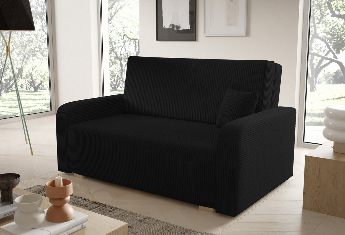 Ness III Schlafsofa – Dreisitzer mit Bettkasten – 130 cm