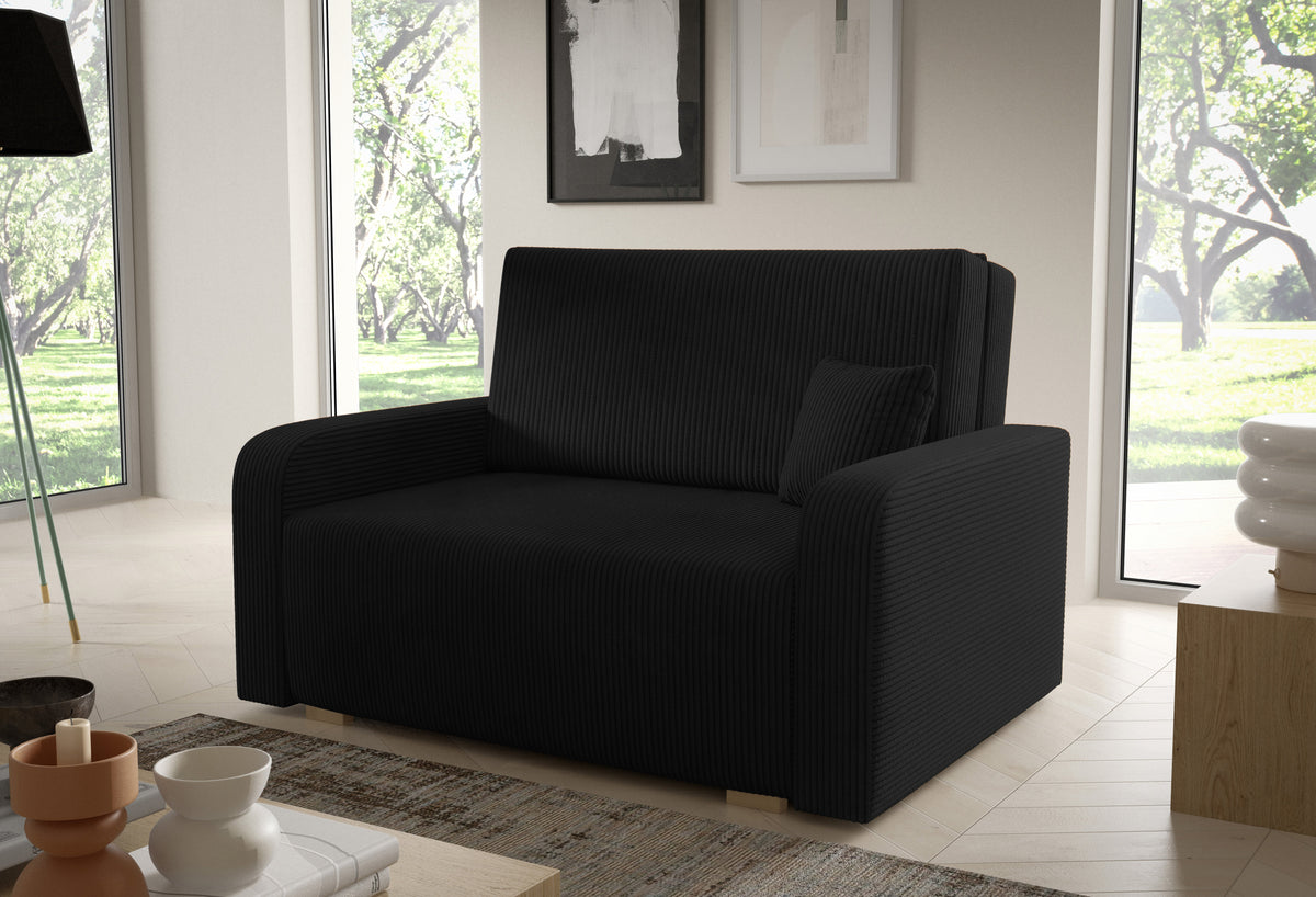 Schlafsofa Ness II – 2-Sitzer mit Stauraum