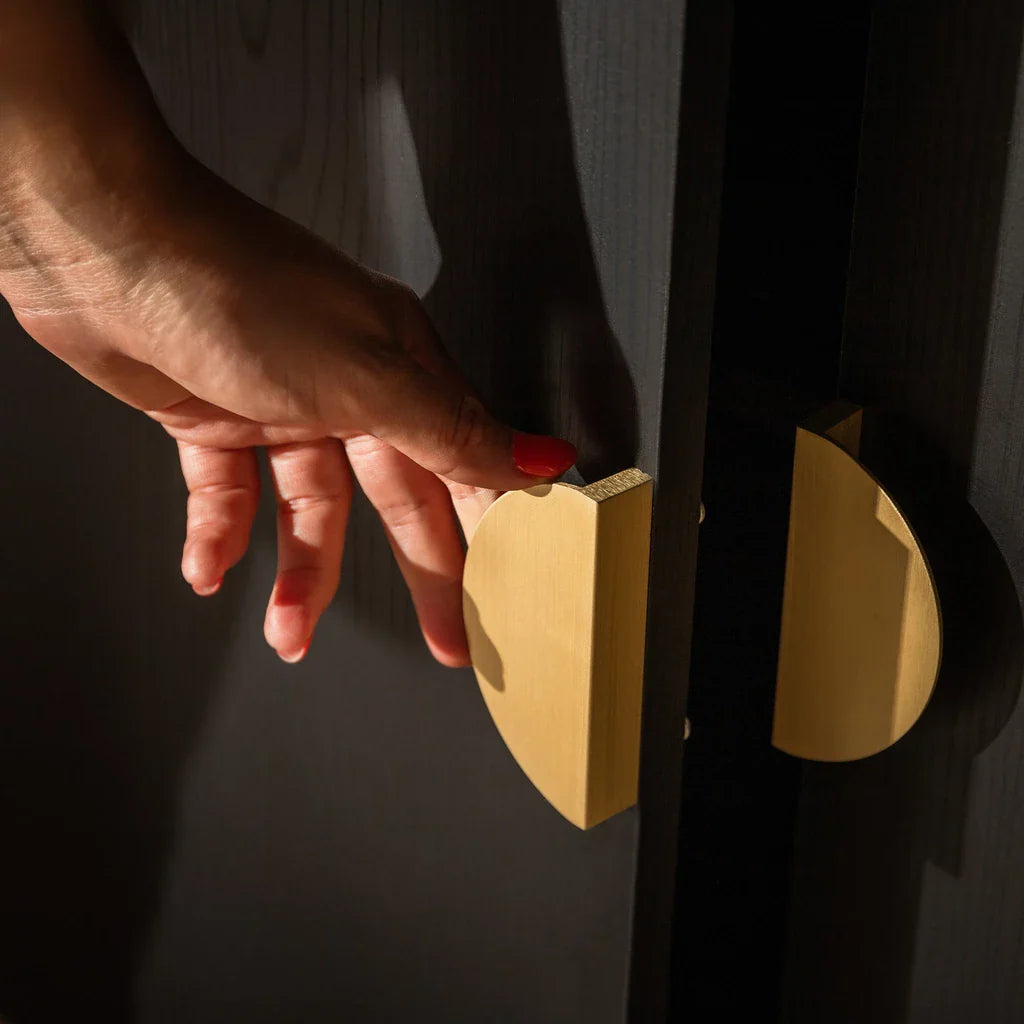 MO Mond Black TV Stand 200 cm