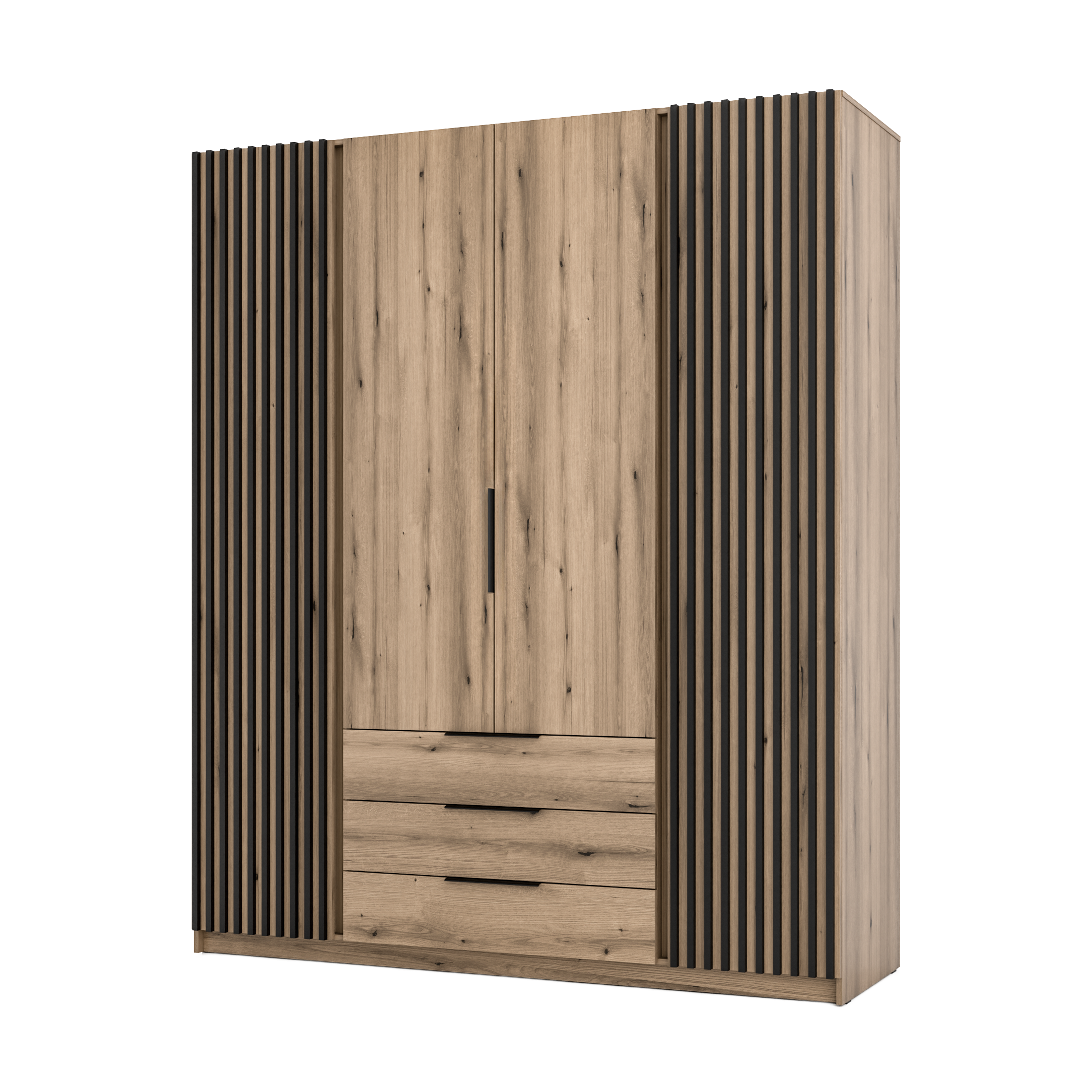 LE KAJA EV/EV-BL 2 LAM 2F 3S Wardrobe