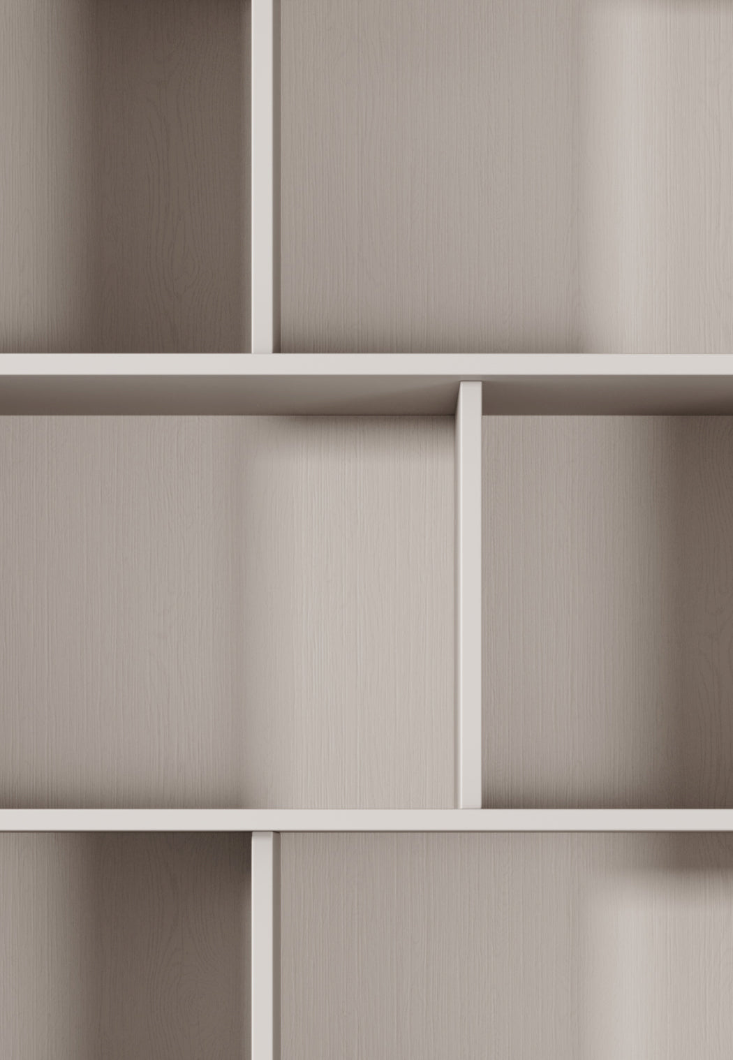 Lask Lante – Bücherregal Beige (88,2 × 193,8 × 38 cm)