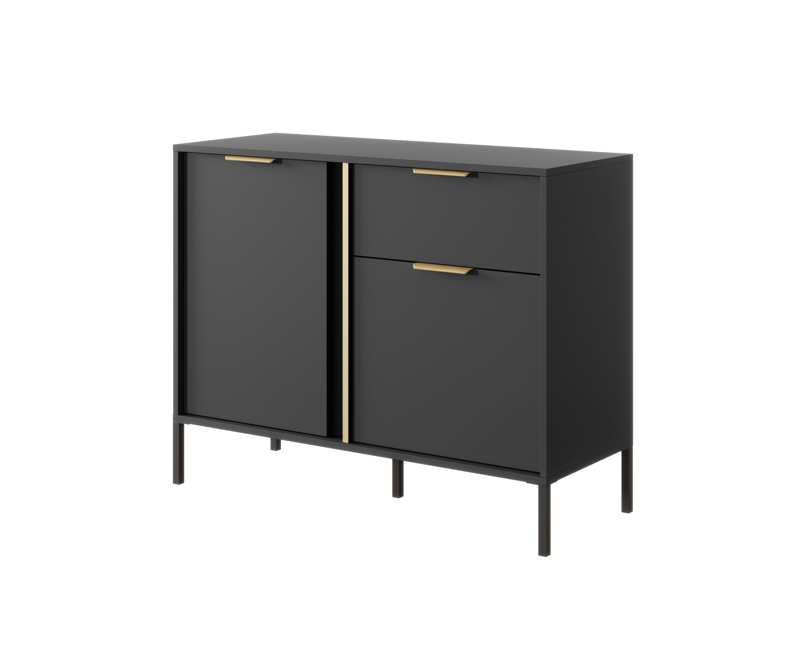 Lask Lars – Compact Sideboard with 2 Doors and 1 Drawer