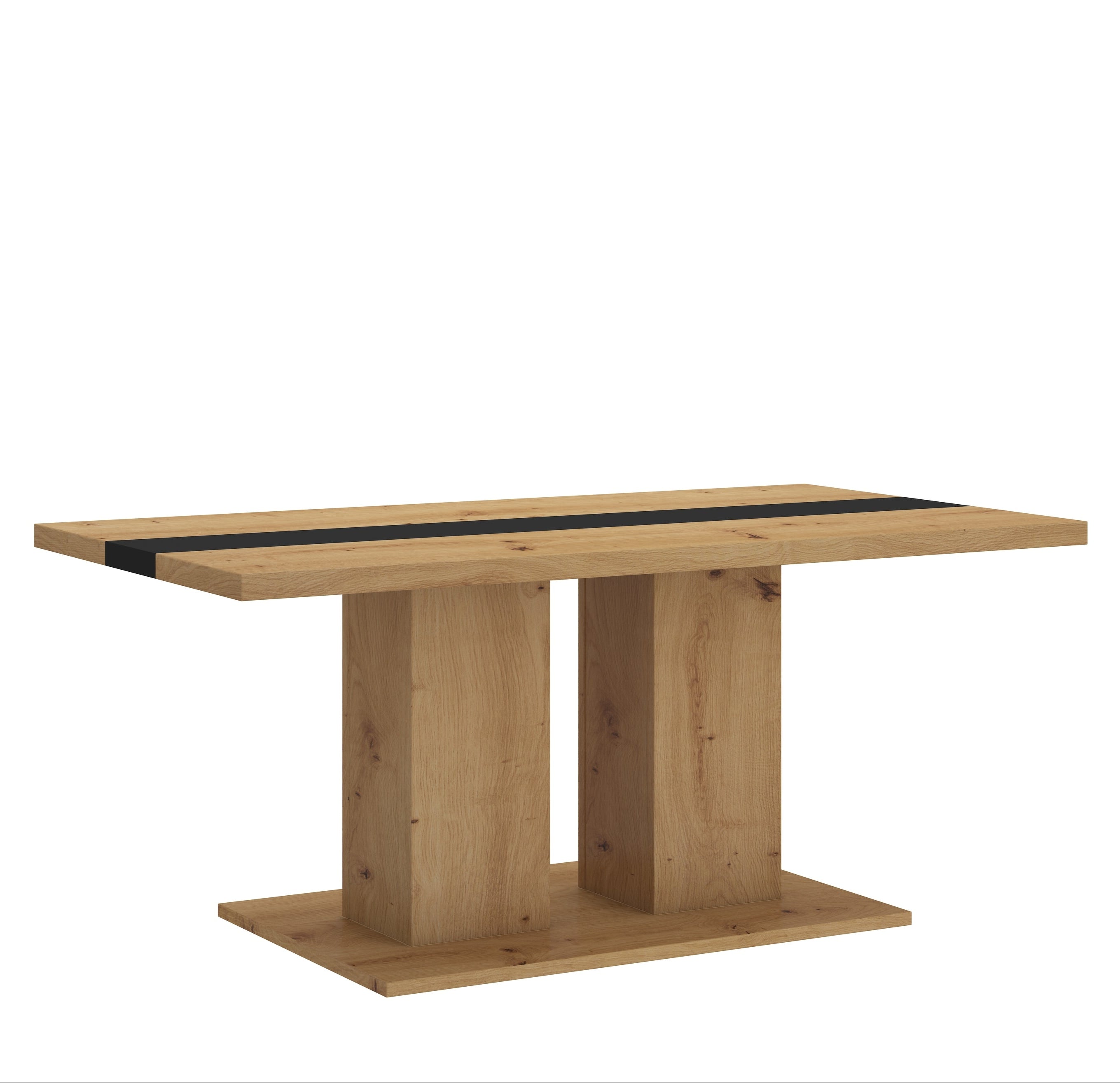 Boston Couchtisch – Artisan Eiche/Schwarz