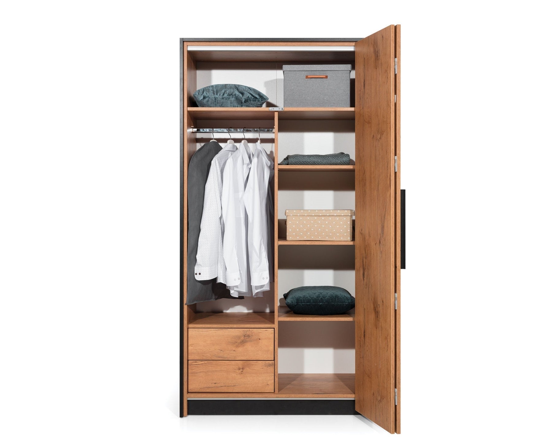NE Loft 2-Door Wardrobe – 104 cm
