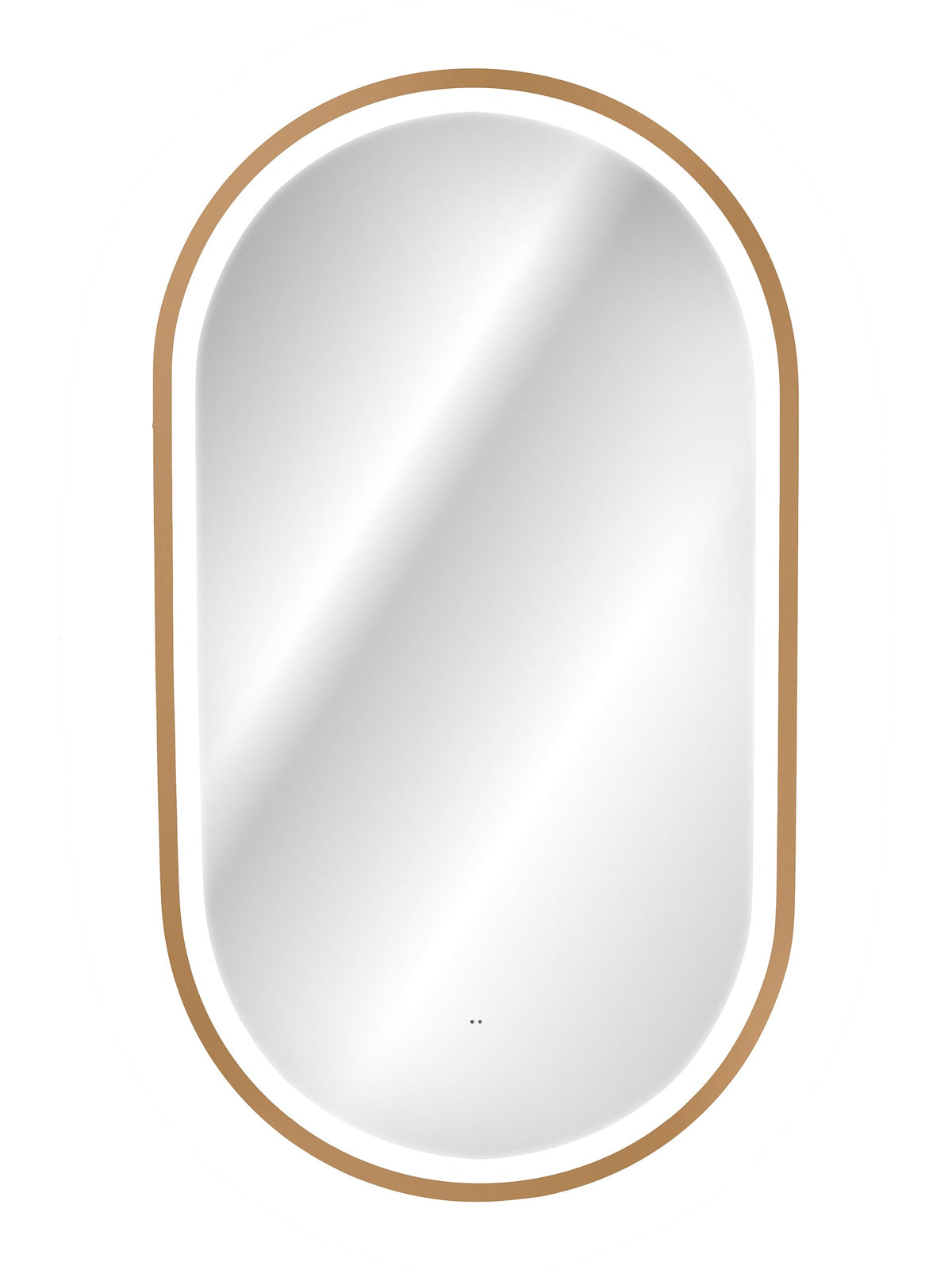 Apollo 2 Gold LED Mirror – 50 x 90 cm