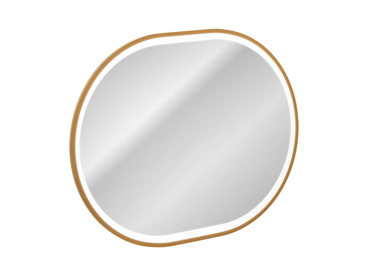 Apollo 2 Gold LED-Spiegel – 70 x 90 cm