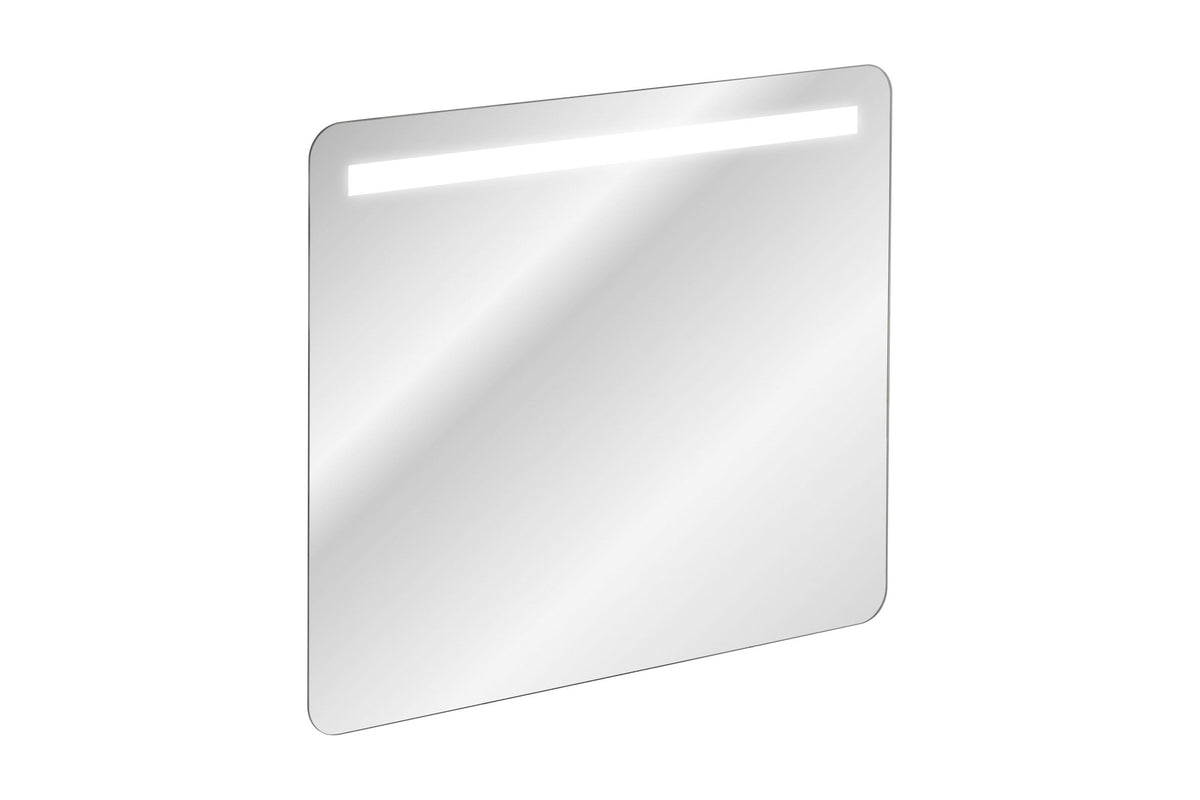 Bianca 80 – Rahmenloser LED Badspiegel, 80 × 70 cm