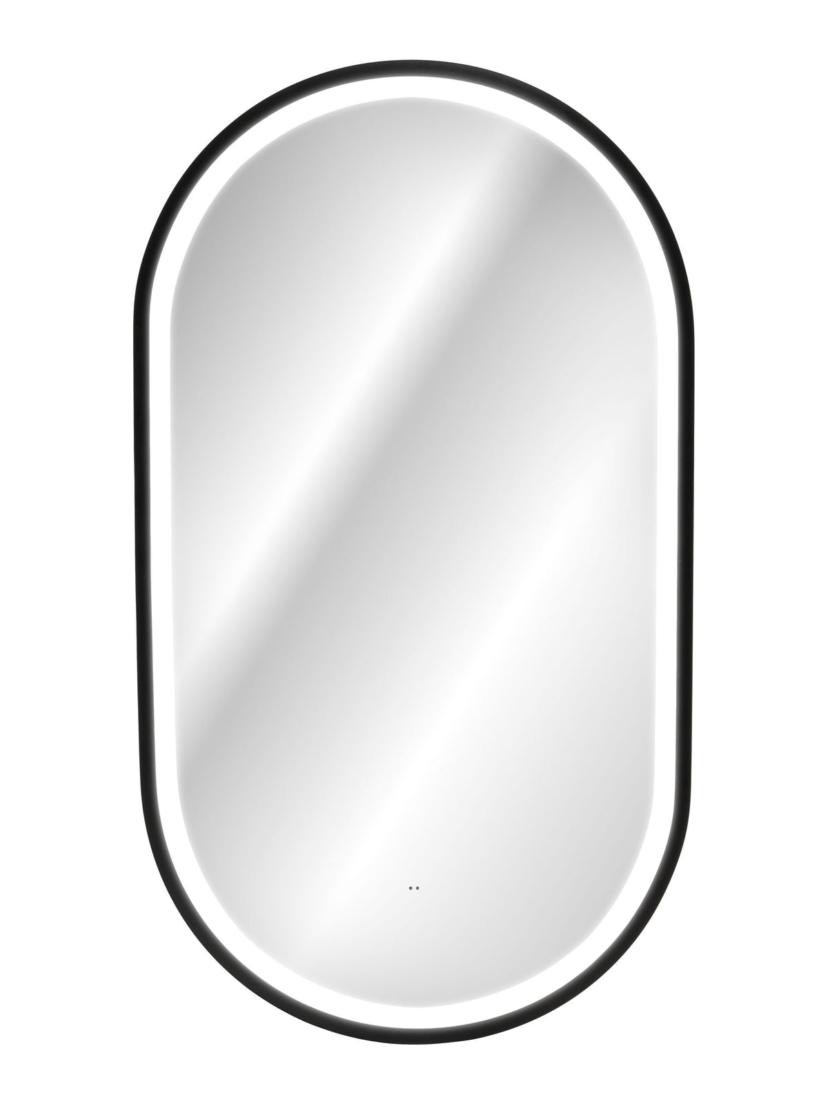 Apollo 2 Black LED-Spiegel – 50 x 90 cm