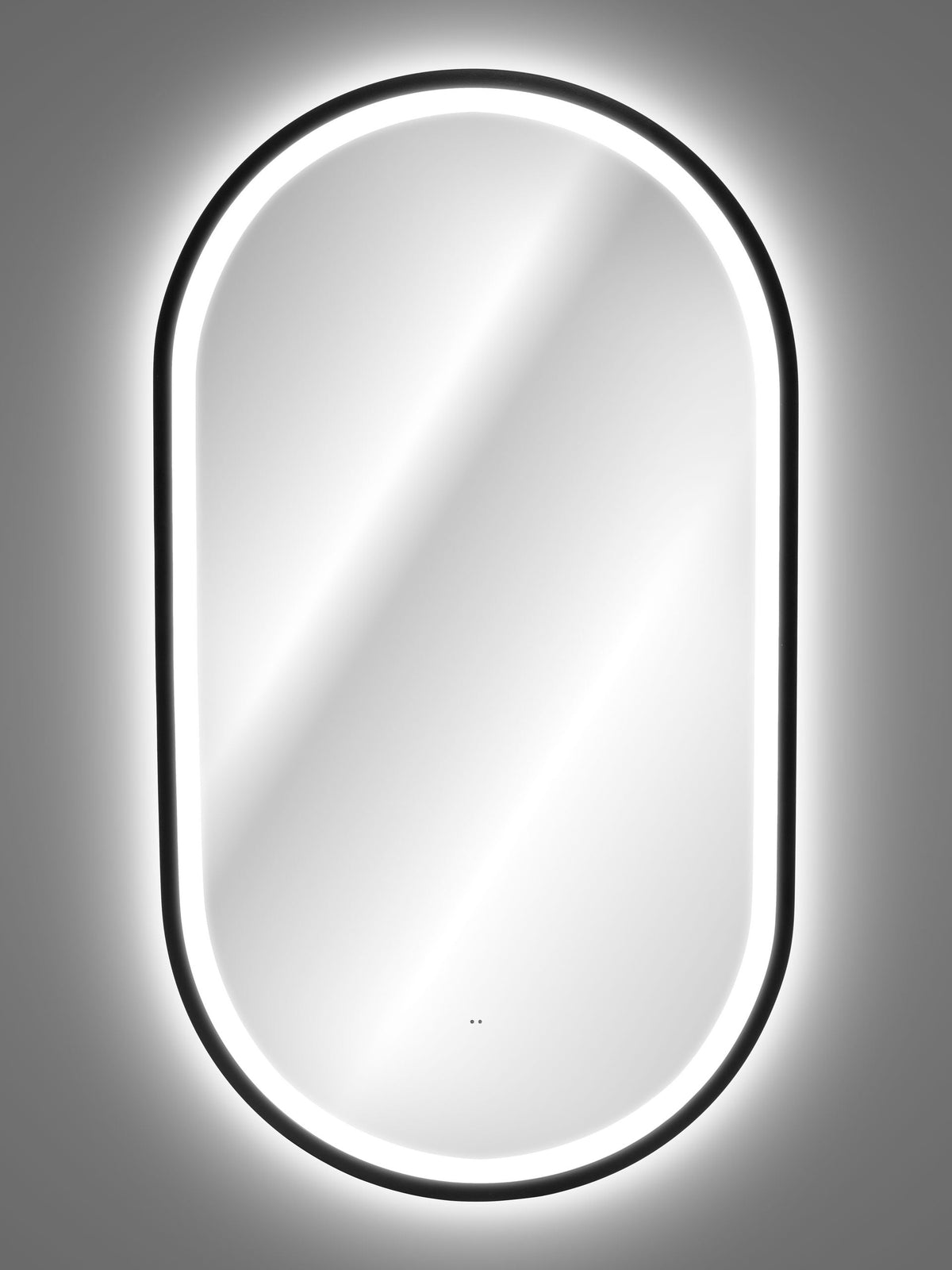 Apollo 2 Black LED-Spiegel – 50 x 90 cm