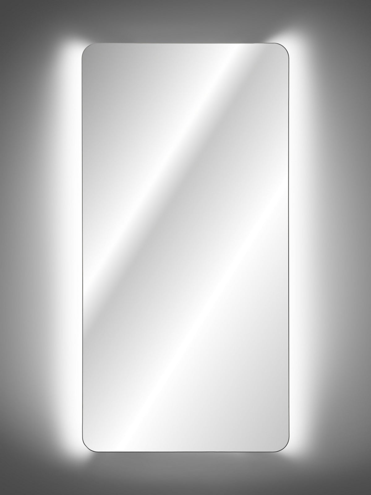 Diana – Frameless LED Bathroom Mirror, 40 × 80 cm
