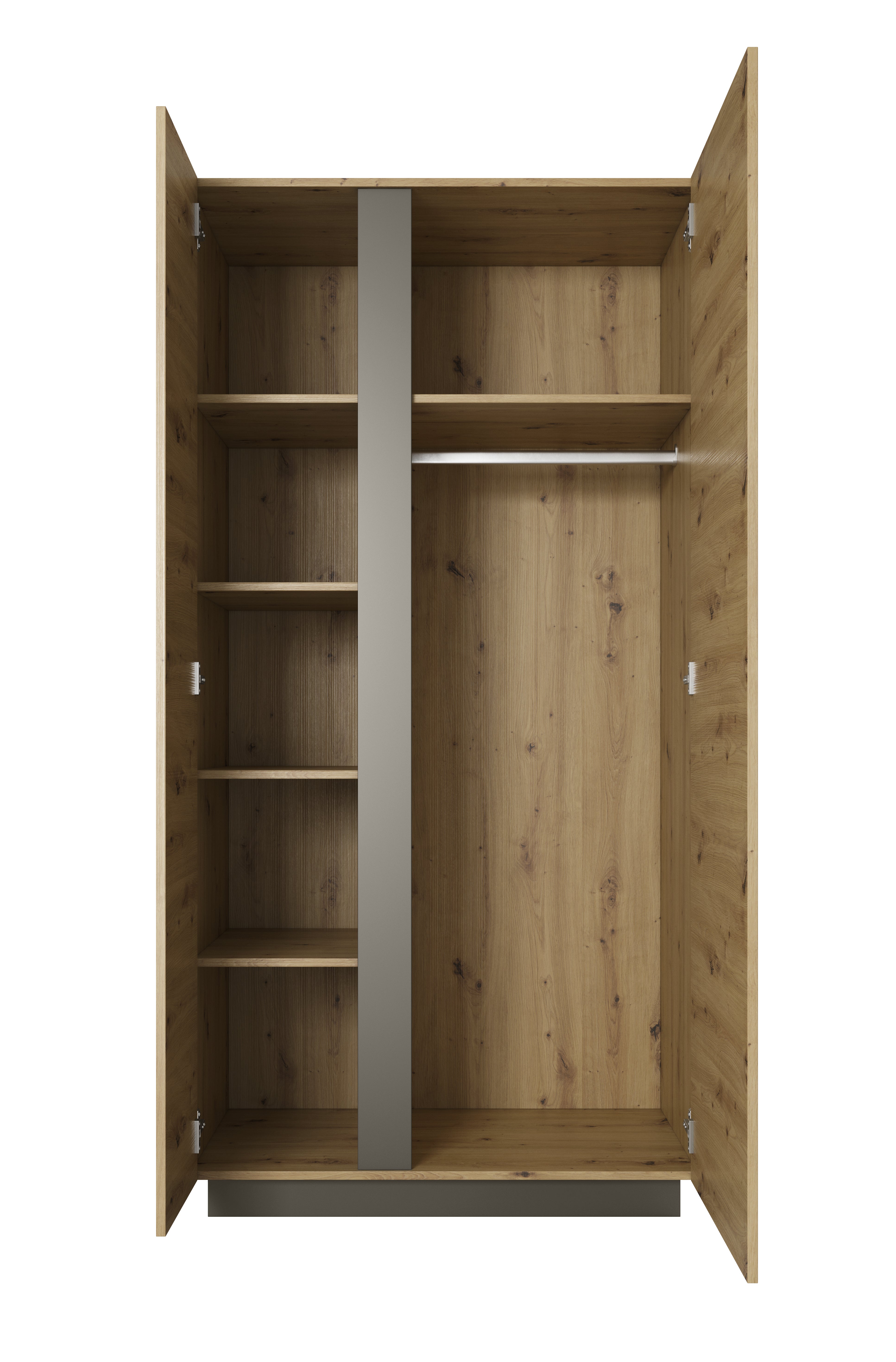Lask ARCO Wardrobe 96 – 96.5 x 54 x 193.5 cm – Artisan Oak