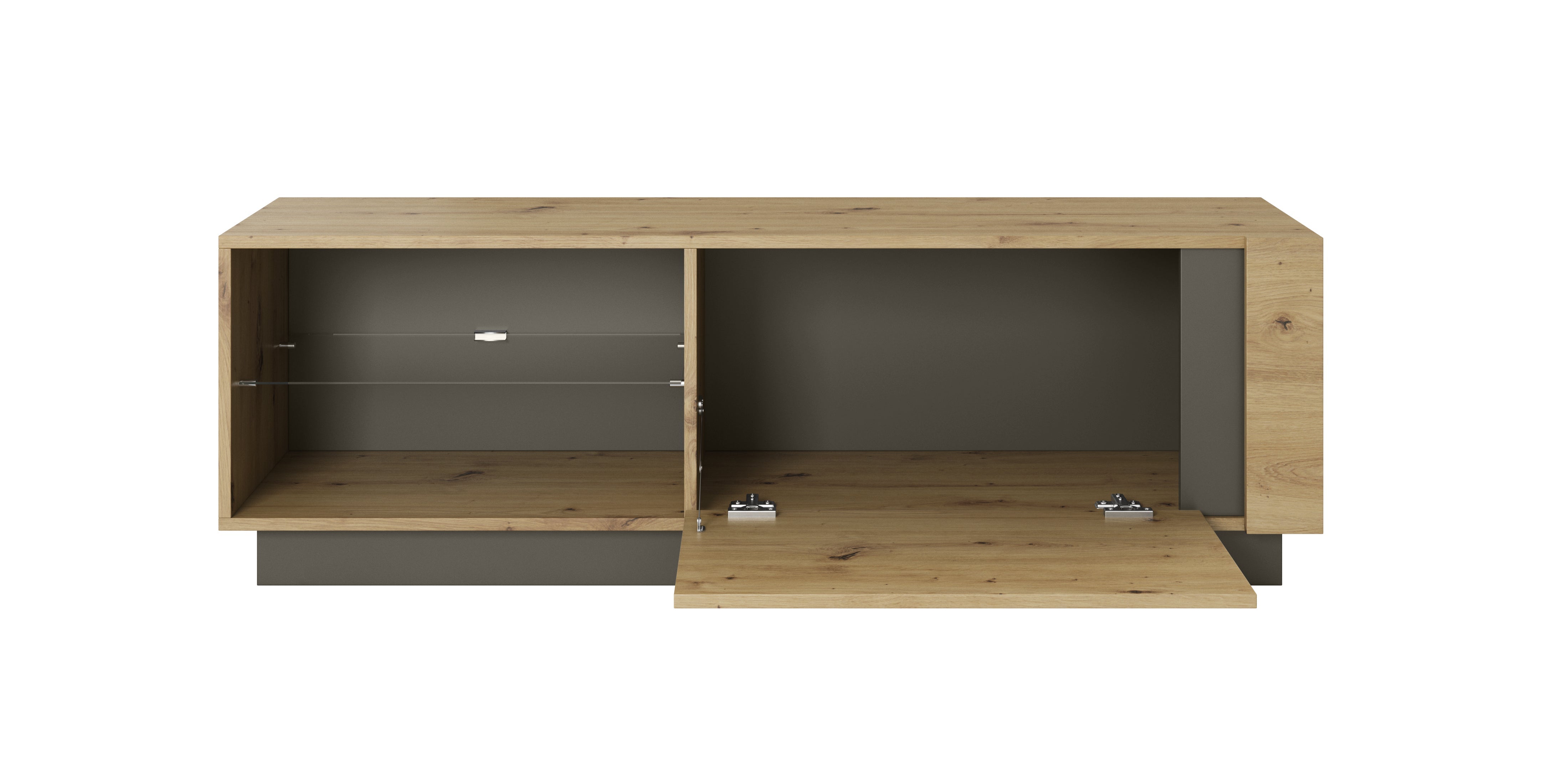 Lask ARCO TV Stand 138 – 138.1 x 40 x 45.5 cm – Artisan Oak