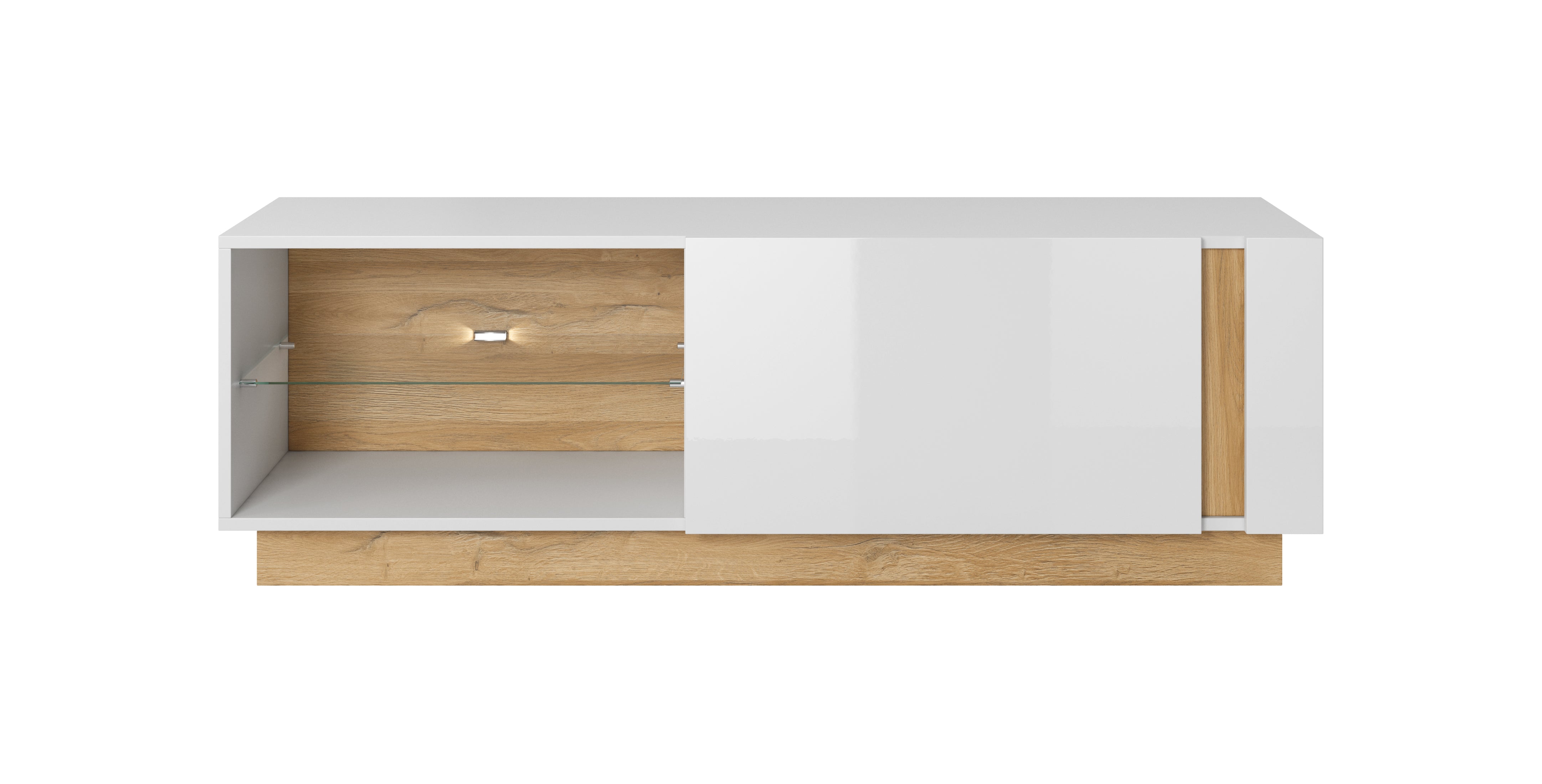 Lask ARCO TV Stand 138 – 138.1 x 40 x 45.5 cm – White