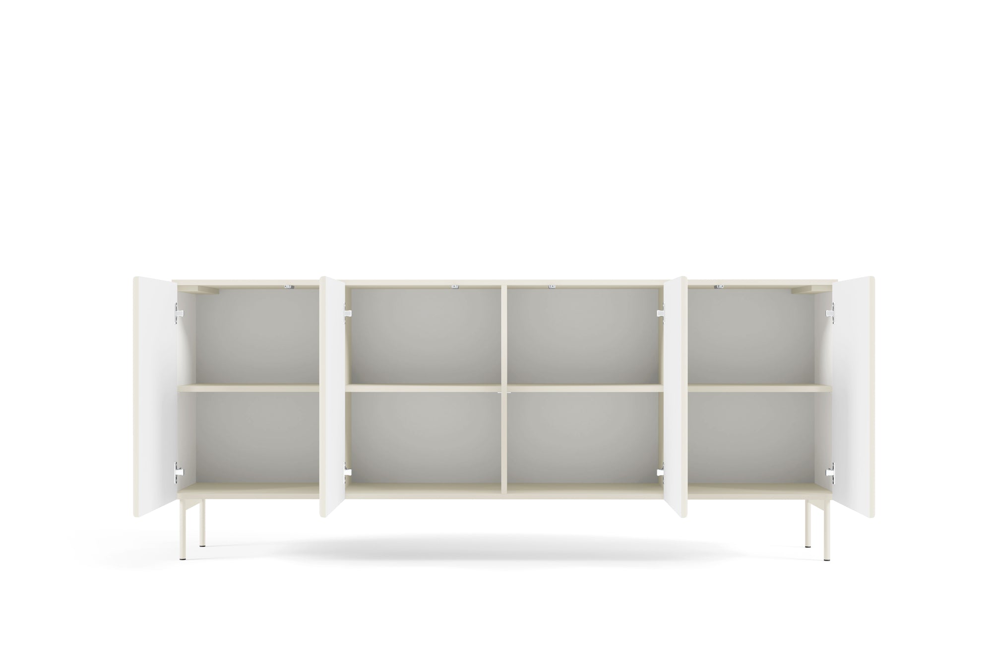 Lask Multi Cashmere – Sideboard 195 cm with 4 Doors (195.2 × 81.2 × 39.8 cm)