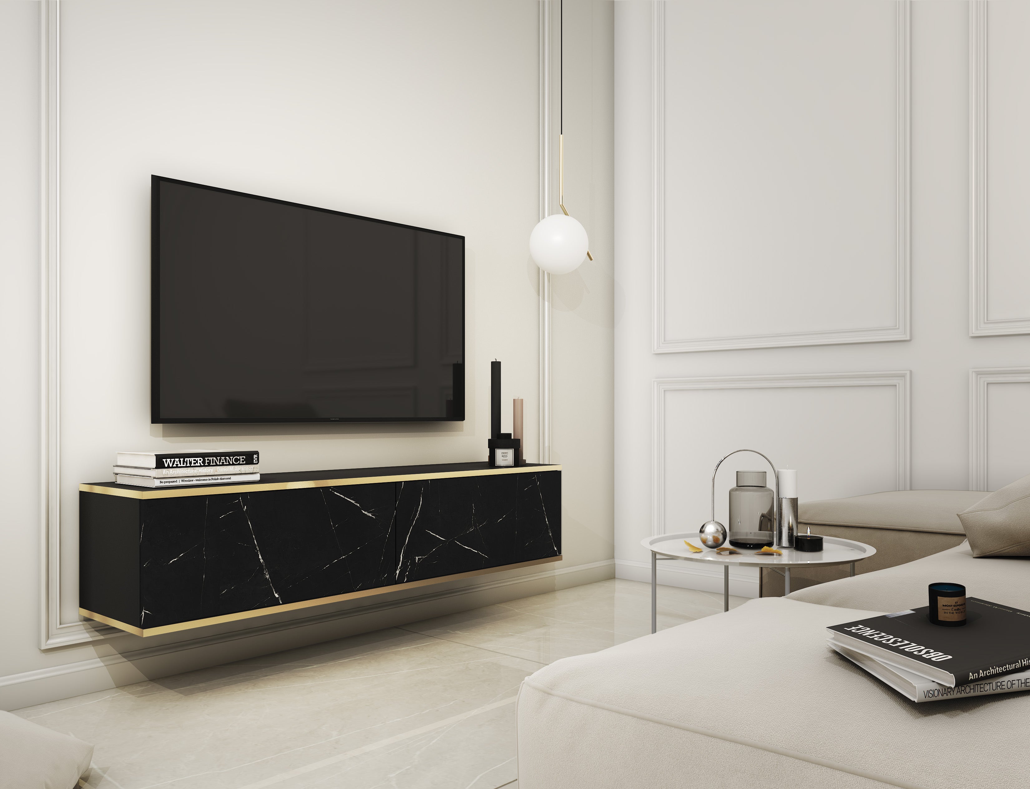 Oro TV Stand 135 - Modern Design with Versatile Configuration