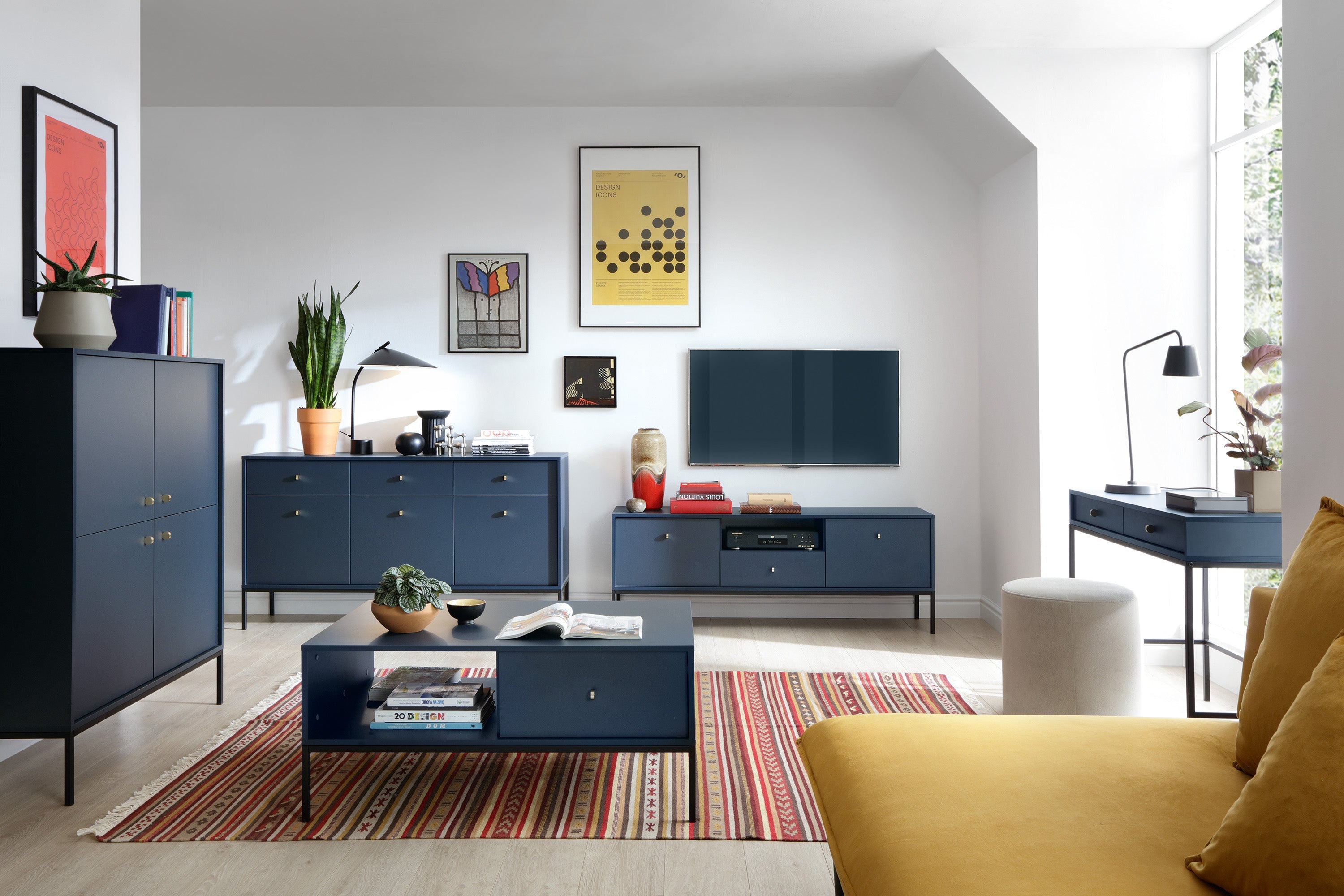 Mono Couchtisch Navy 