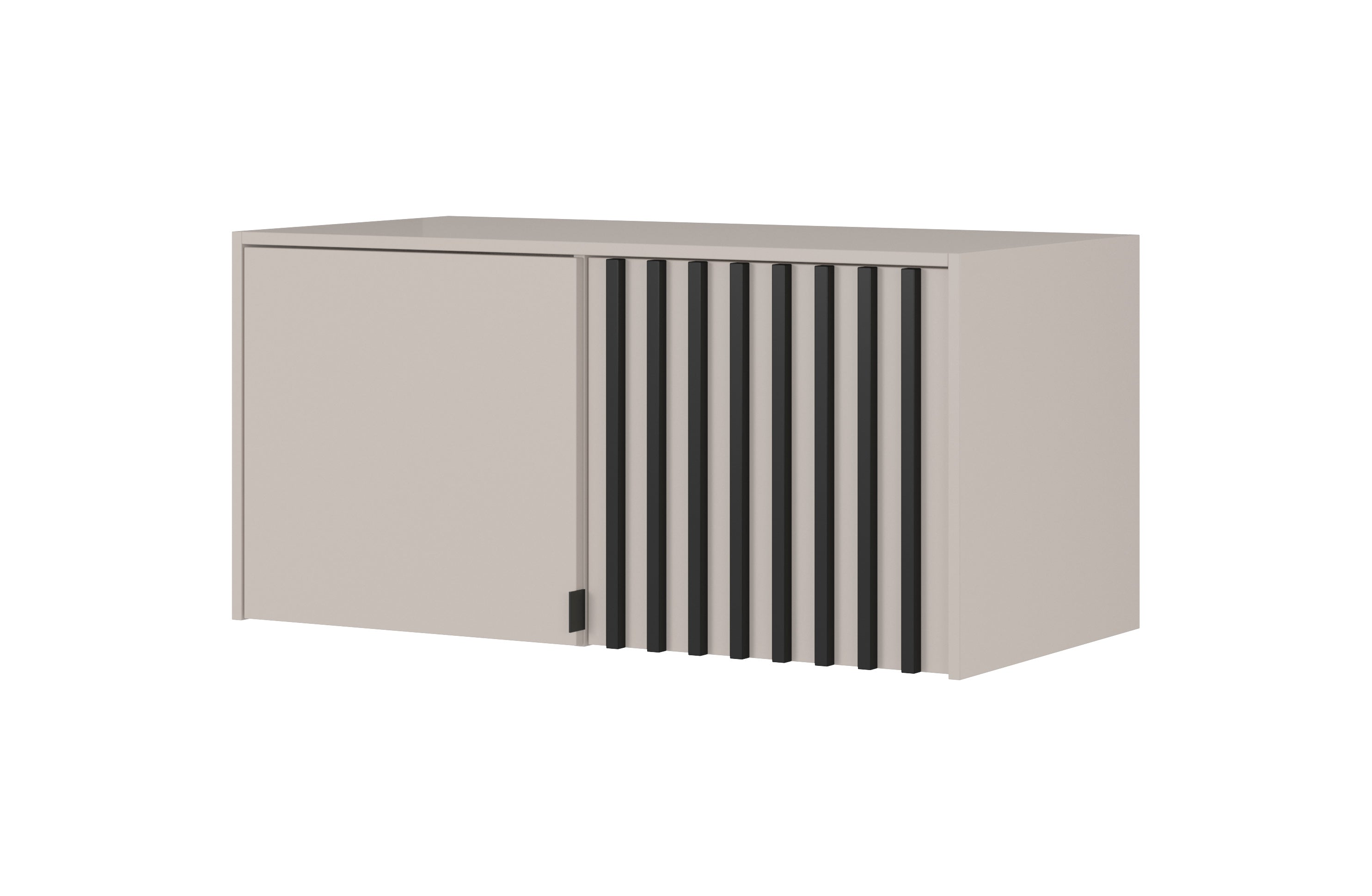 Nelly 2D Wardrobe – Cashmere / Graphite 105 cm