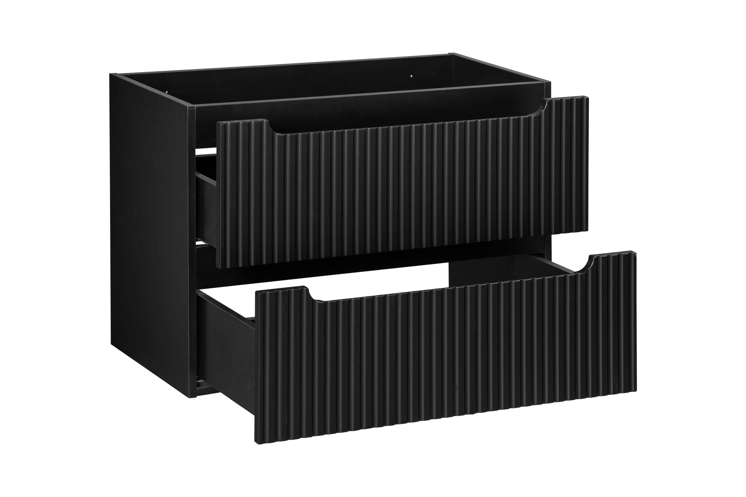 Nova Black 80cm Bathroom Sett with Drawers SET-NOB B OAK UN BEYOND 5 BL