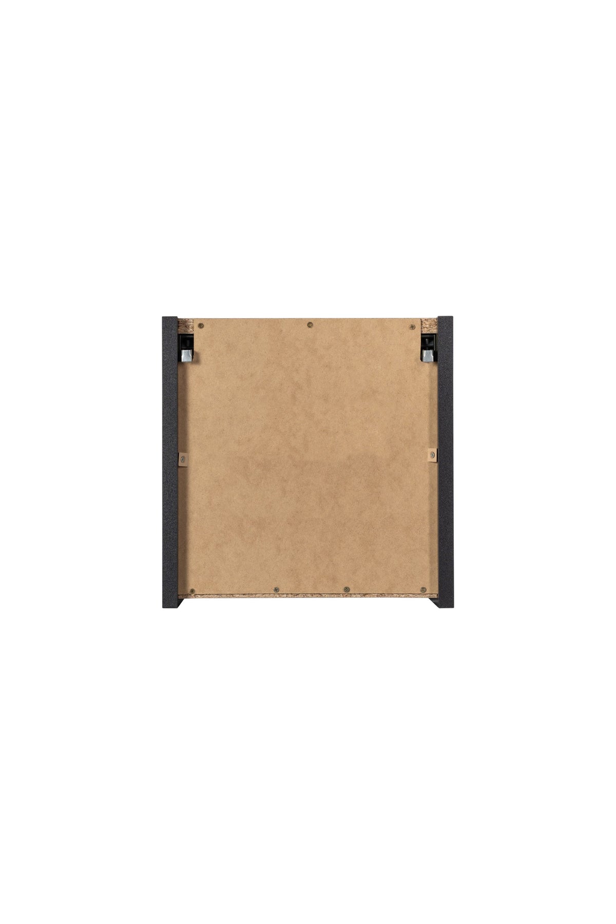 Nova Black Qubik Wandschrank 1 Tür – Schwarz Matt, 30×30 cm