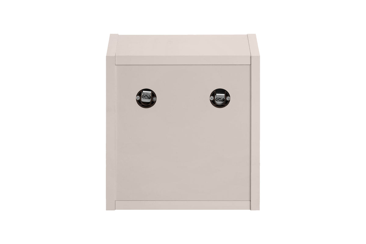 Nova Cashmere Qubik Open Wall Shelf – Cashmere Matt, 27 cm