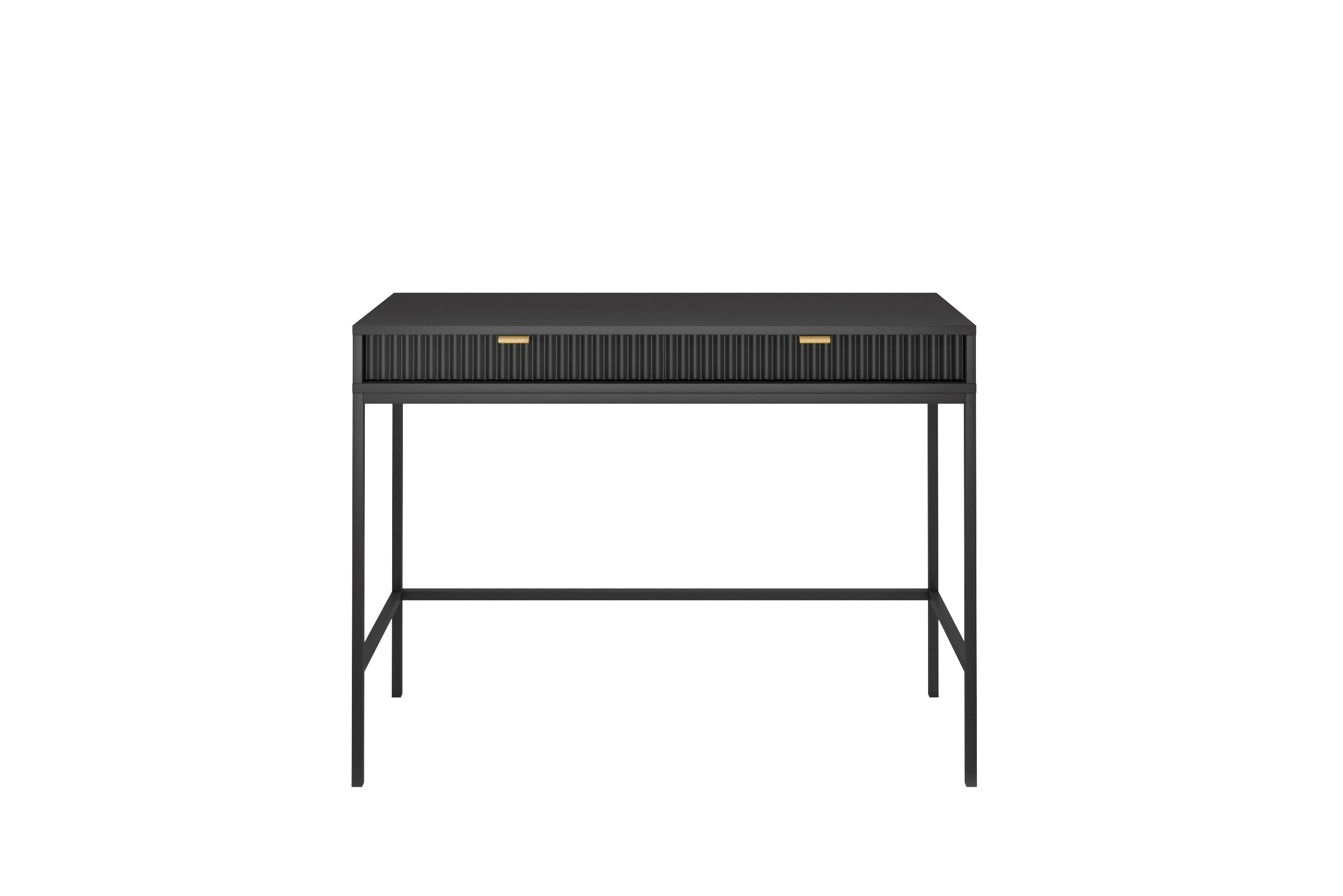 Nova Vanity Table Black - A Fusion of Modern Elegance and Practical Storage