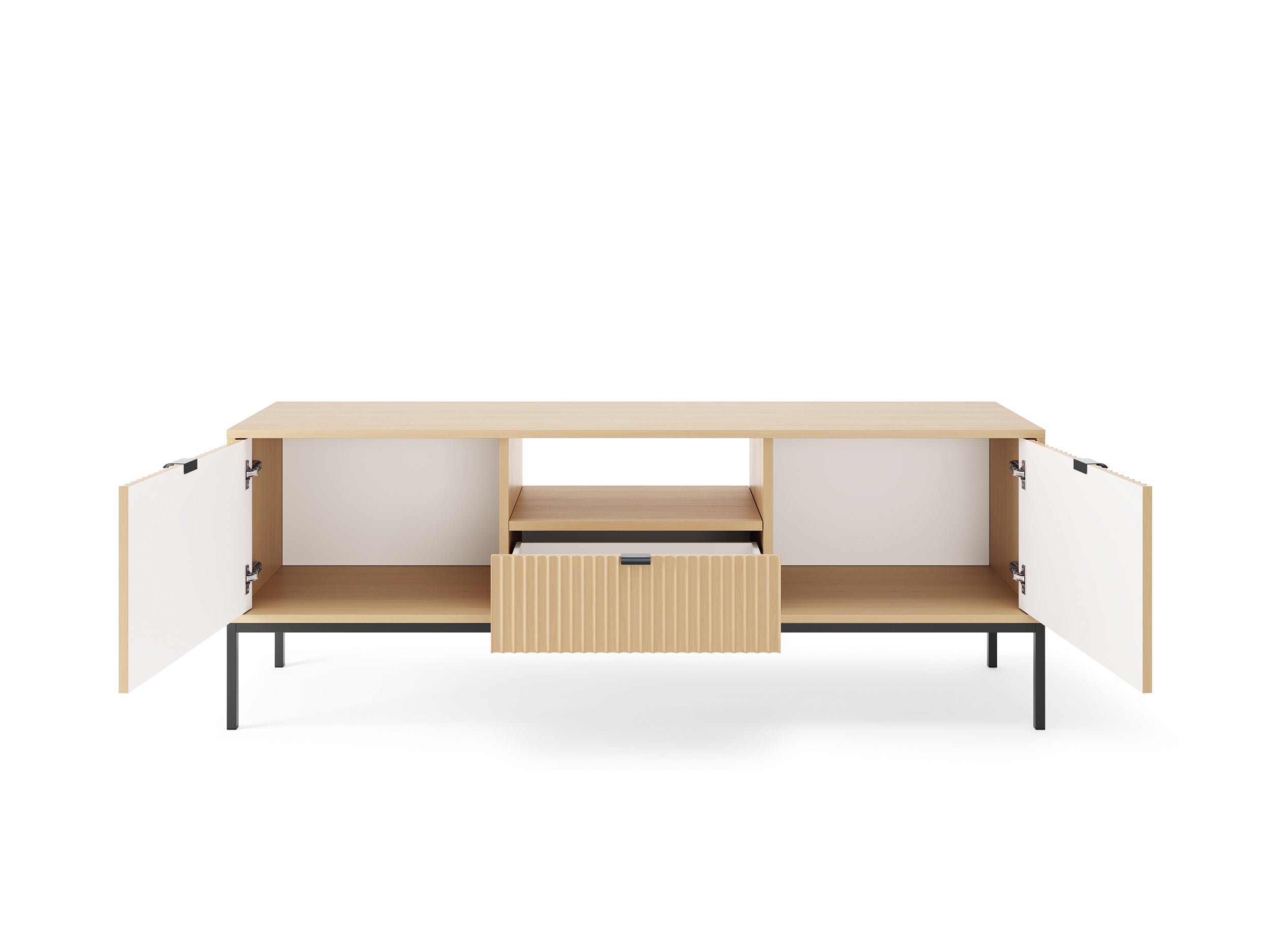 Nova TV-Ständer aus Vincenz-Eiche – Modernes Design und vielseitiger Stil in einem eleganten TV-Schrank