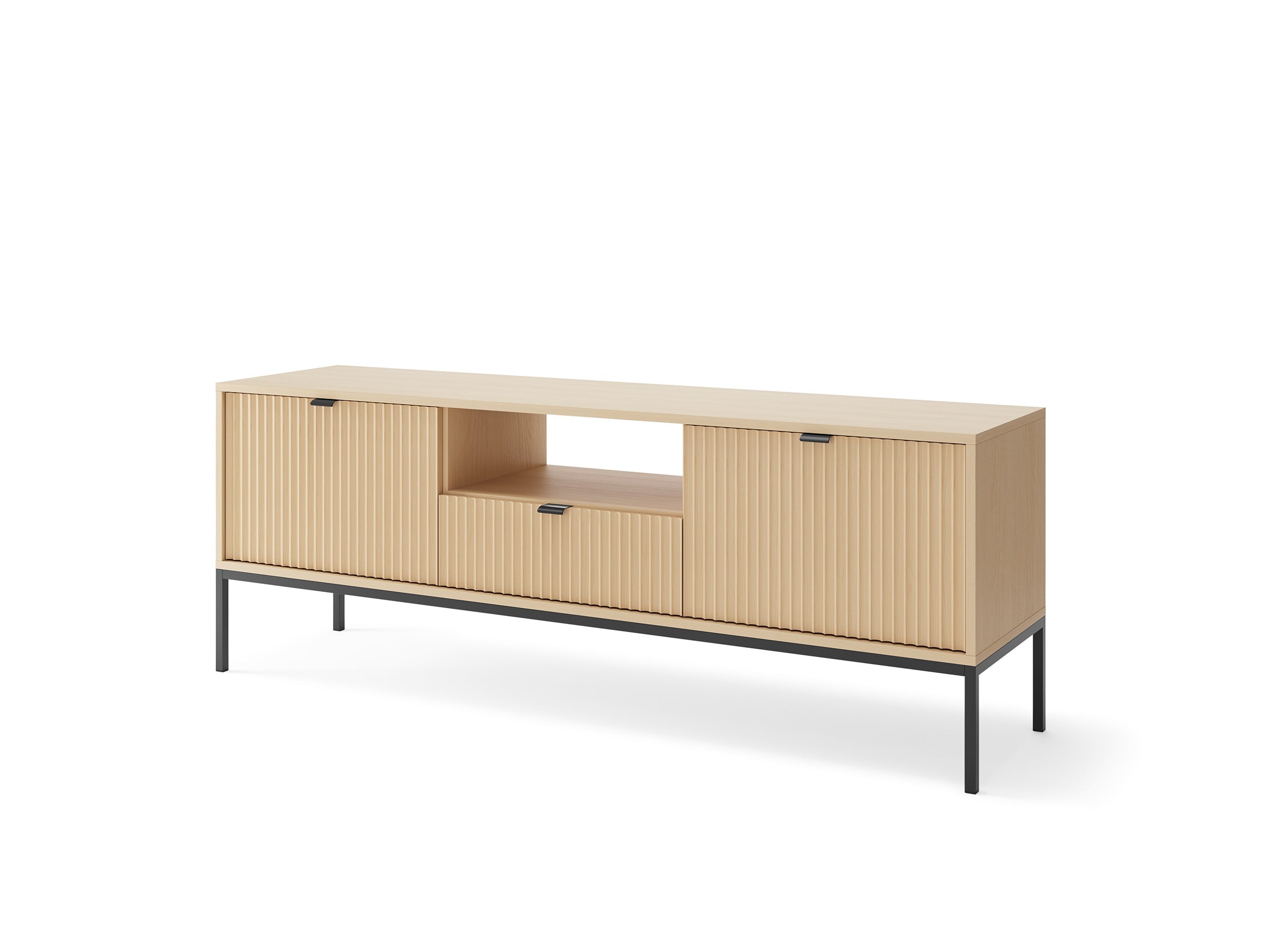 Nova TV-Ständer aus Vincenz-Eiche – Modernes Design und vielseitiger Stil in einem eleganten TV-Schrank