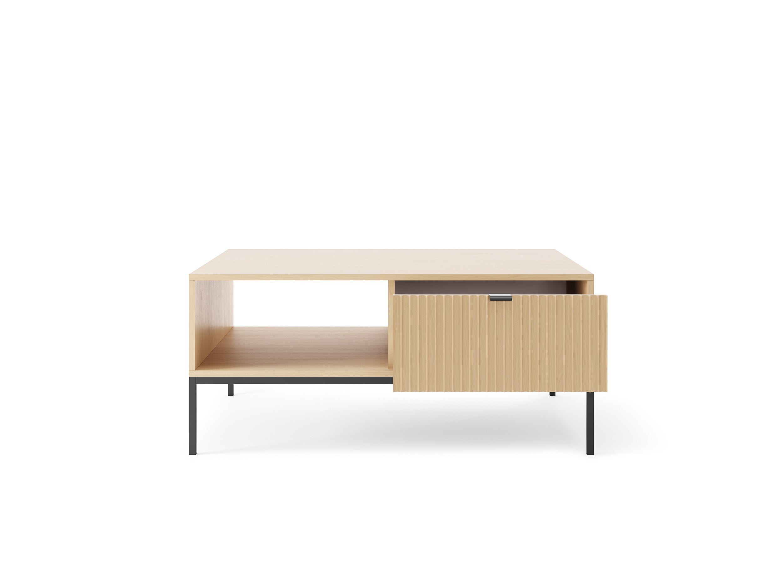 Nova Couchtisch aus Vincenz-Eiche – Modernes Design und praktische Funktionalität