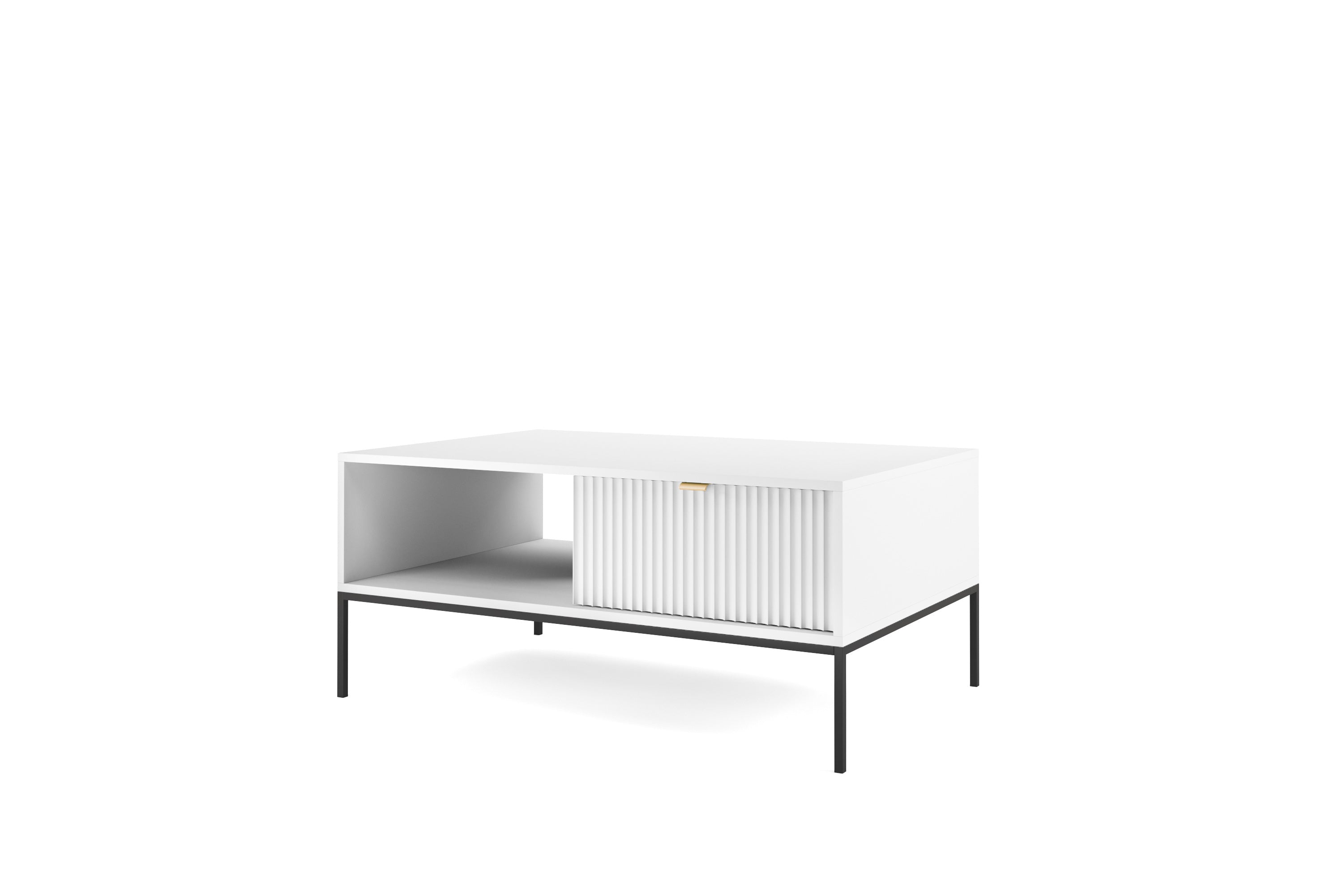 Couchtisch Nova Weiß – Modernes Design und praktische Funktionalität