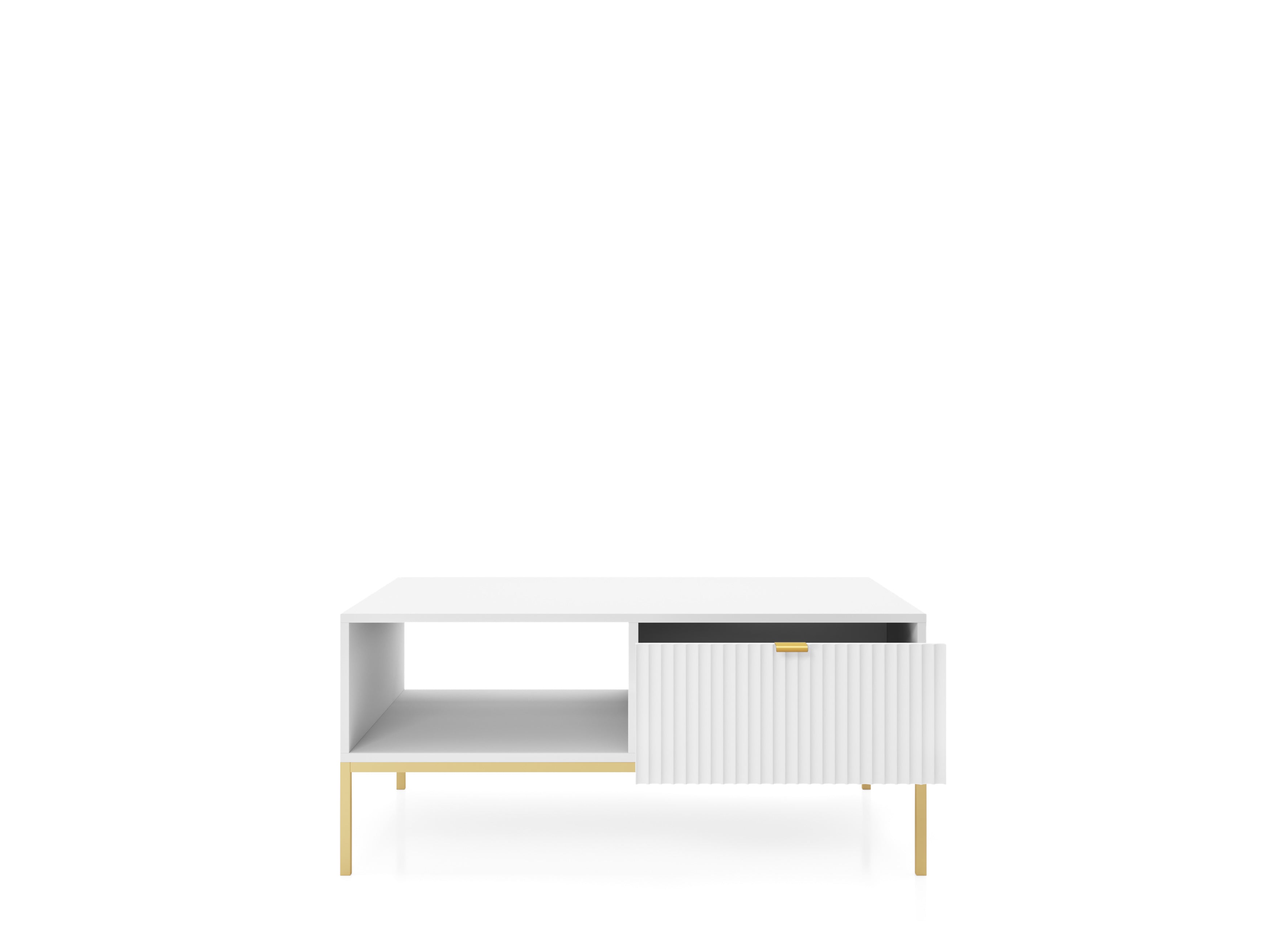 Couchtisch Nova Weiß – Modernes Design und praktische Funktionalität