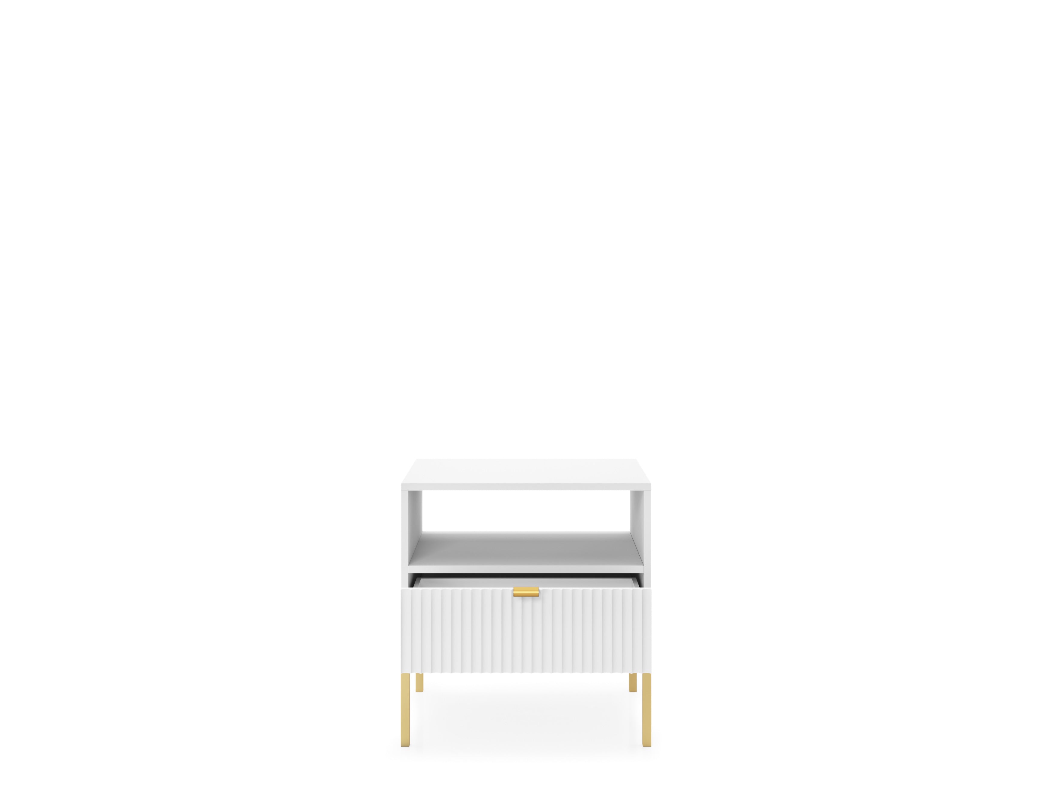 Nova Nightstand White - Modern Elegance for Your Bedroom