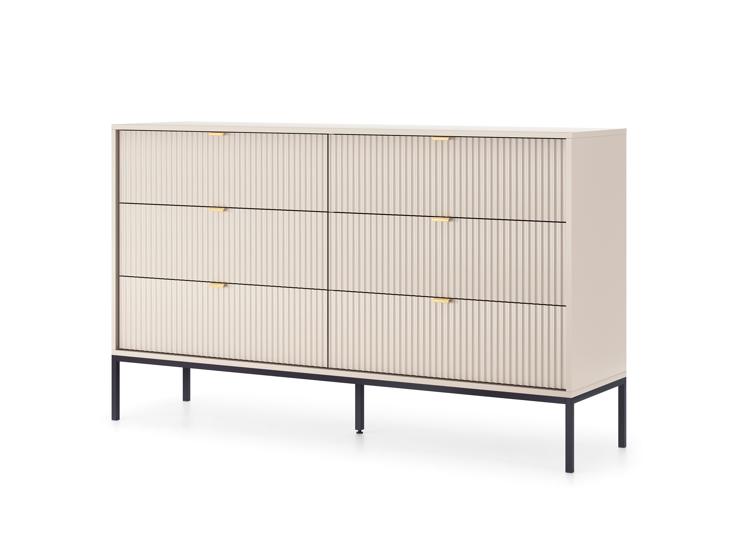 Nova Kommode Kaschmir – Eine Fusion aus moderner Eleganz und praktischem Stauraum