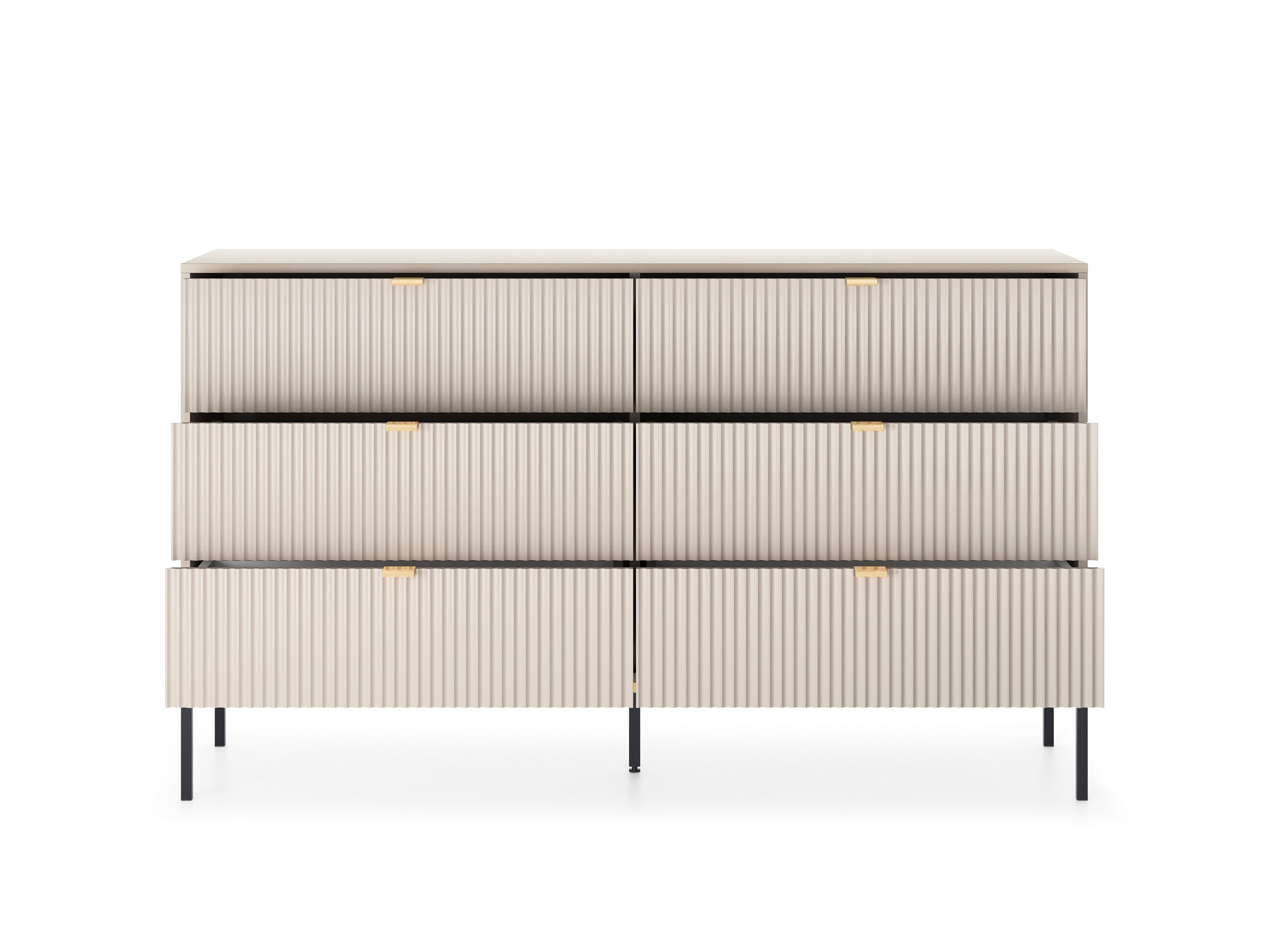 Nova Kommode Kaschmir – Eine Fusion aus moderner Eleganz und praktischem Stauraum