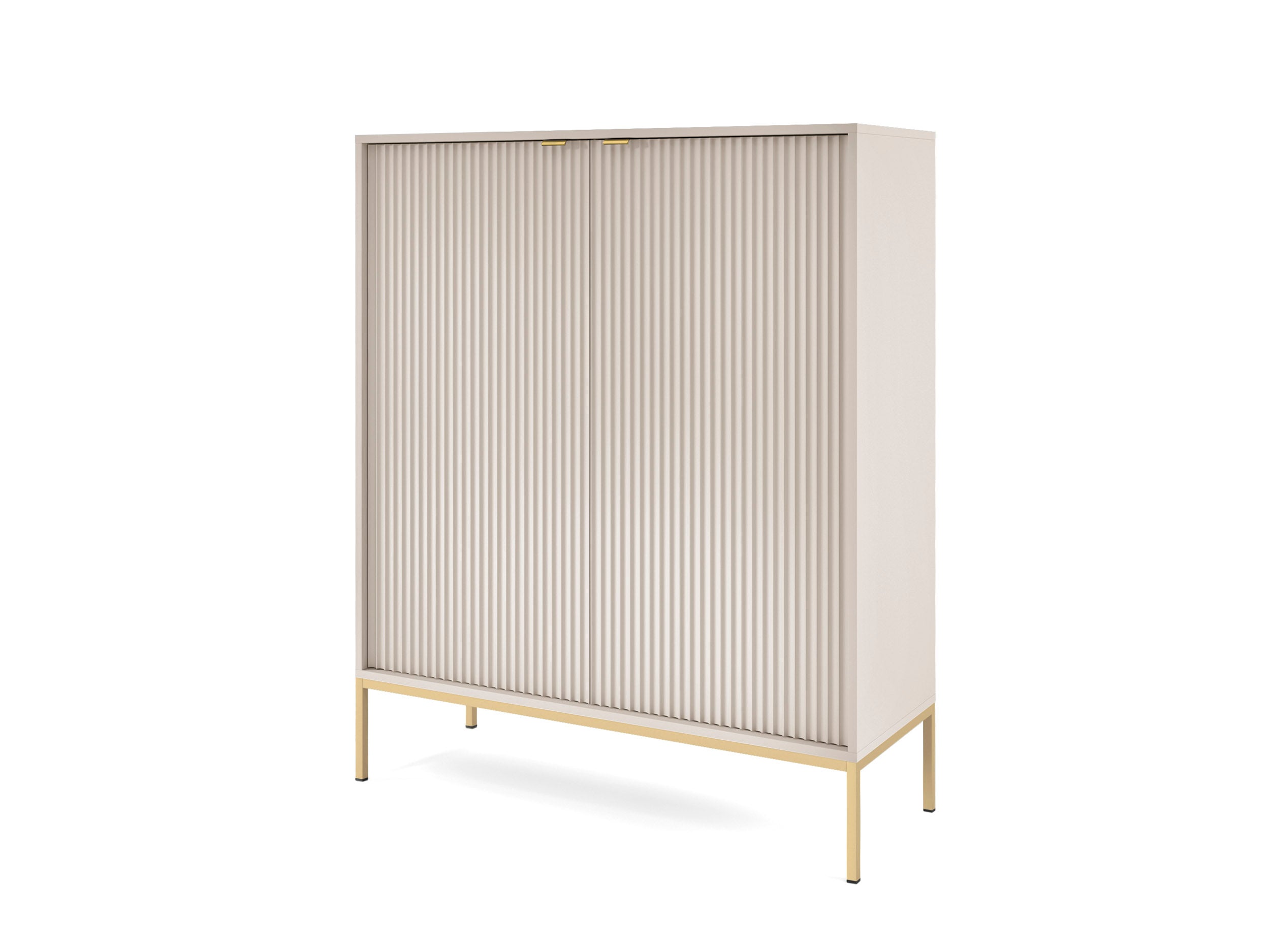 Nova Dresser Cashmere - Modern Design with Two Push to Open Door