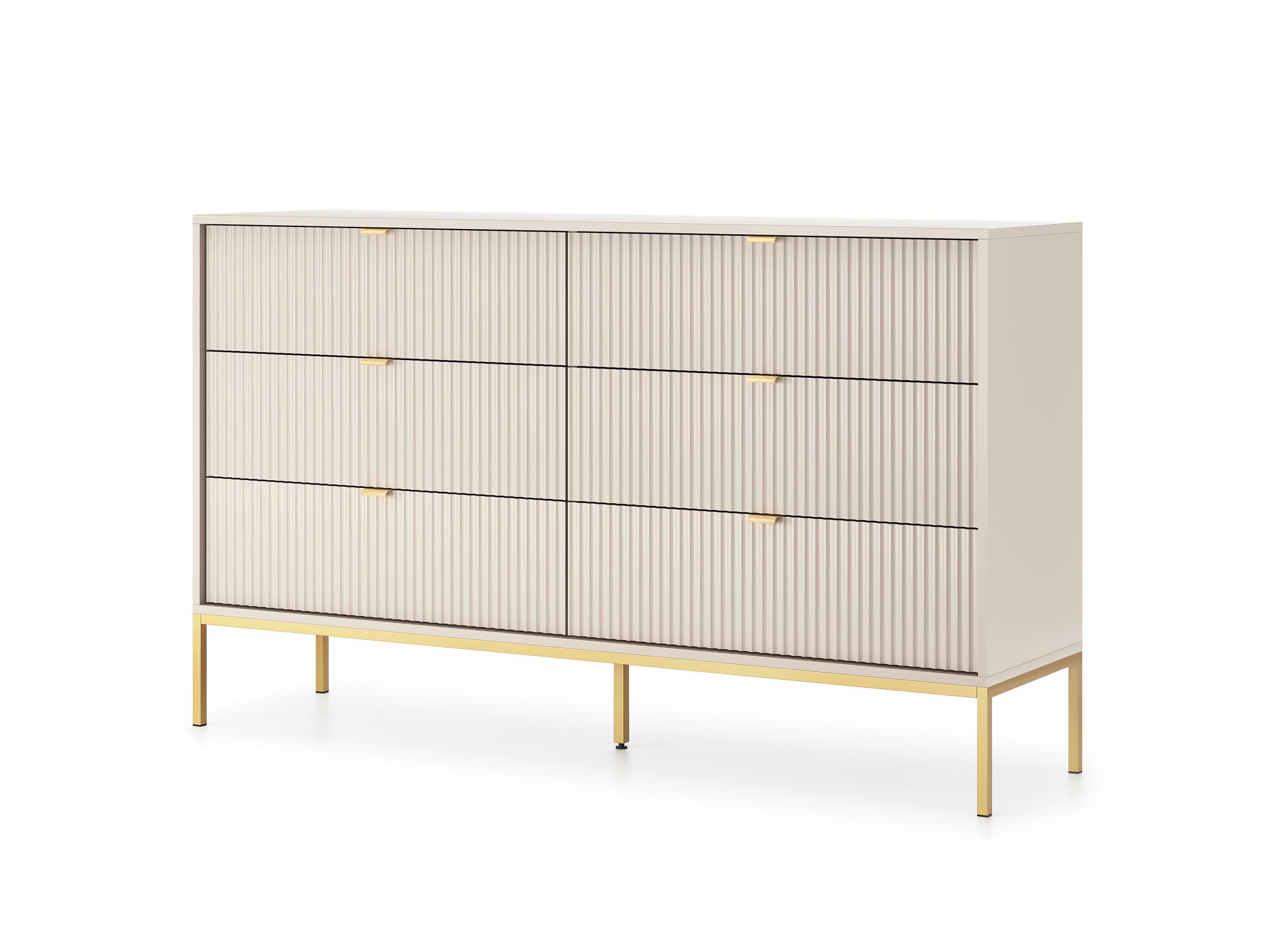 Nova Kommode Kaschmir – Eine Fusion aus moderner Eleganz und praktischem Stauraum