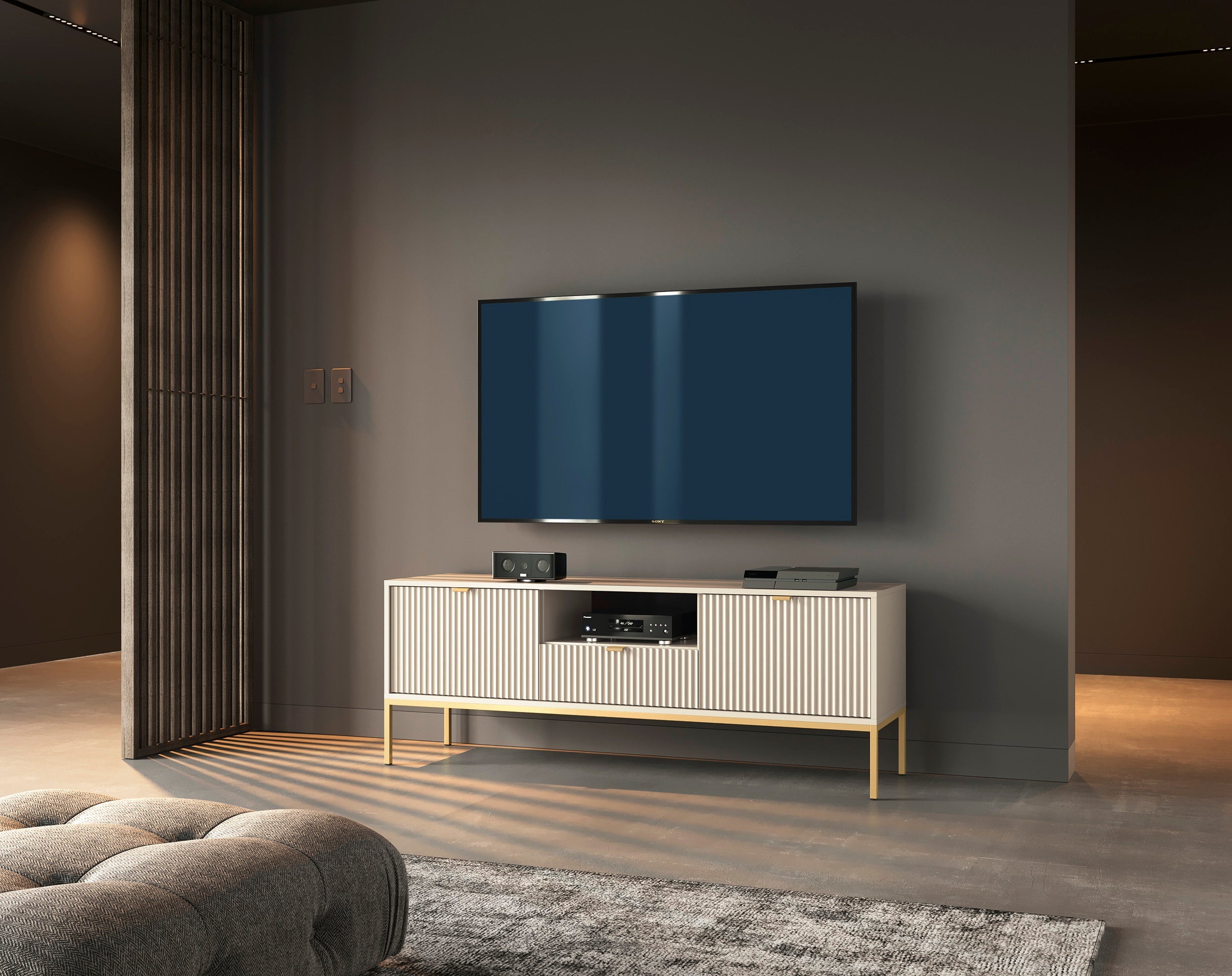 Nova TV STAND Cashmere - Modern Design and Versatile Style in a Sleek TV Cabinet
