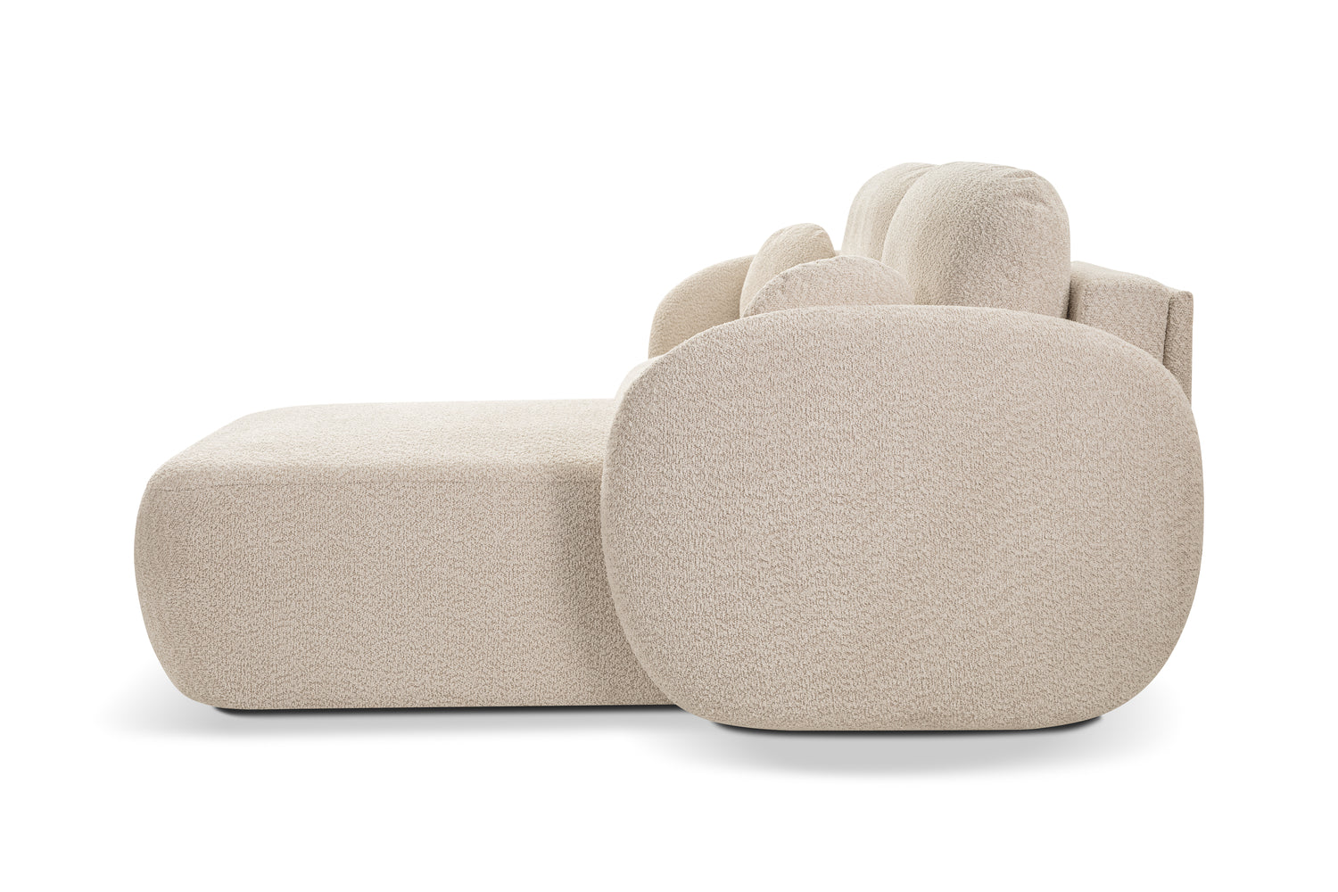 Lask OLIO Rounded Corner Sofa Bed – 261 x 177 cm – Left or Right Configuration