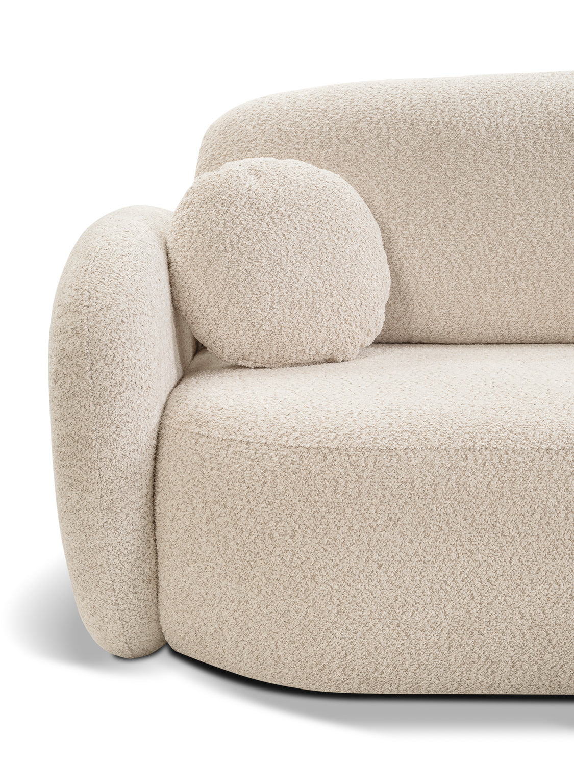 Lask OLIO Rounded Corner Sofa Bed – 261 x 177 cm – Left or Right Configuration