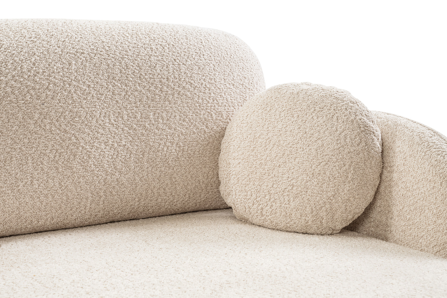 Lask OLIO Rounded Corner Sofa Bed – 261 x 177 cm – Left or Right Configuration