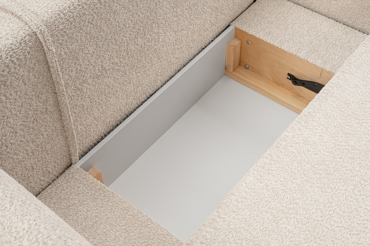 Lask OLIO Rounded Corner Sofa Bed – 261 x 177 cm – Left or Right Configuration