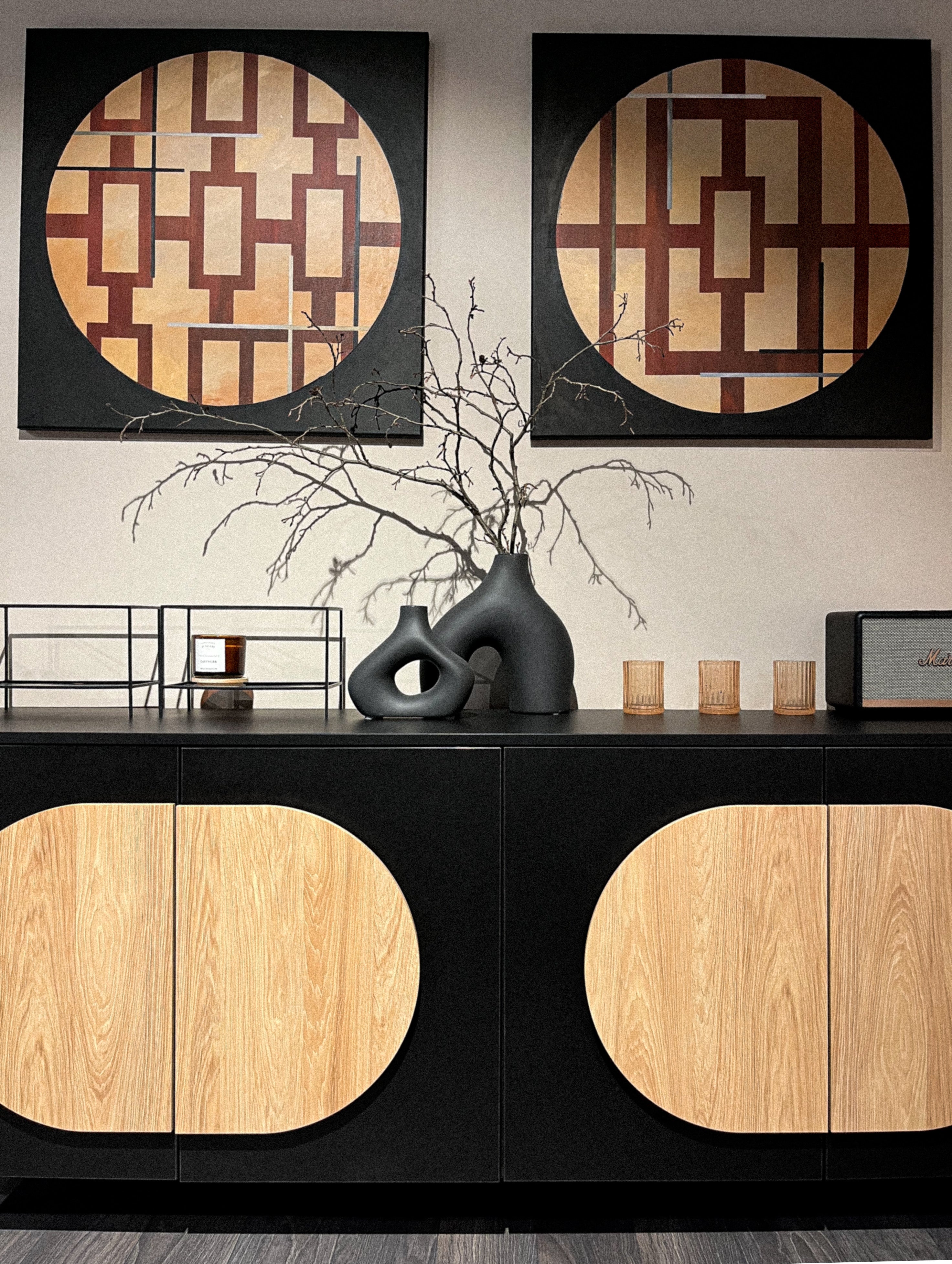 NE Ovalo Sideboard – 4 Doors – 200 cm